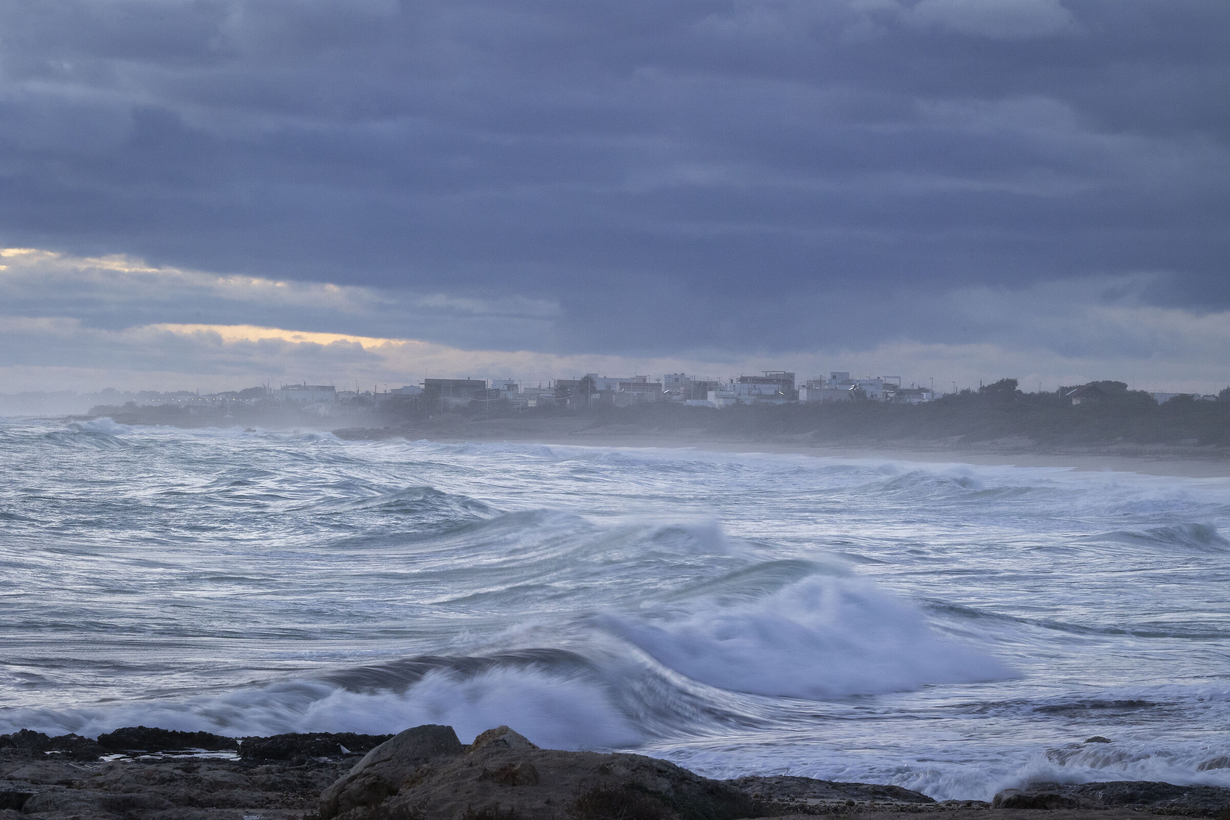 Stormy sea