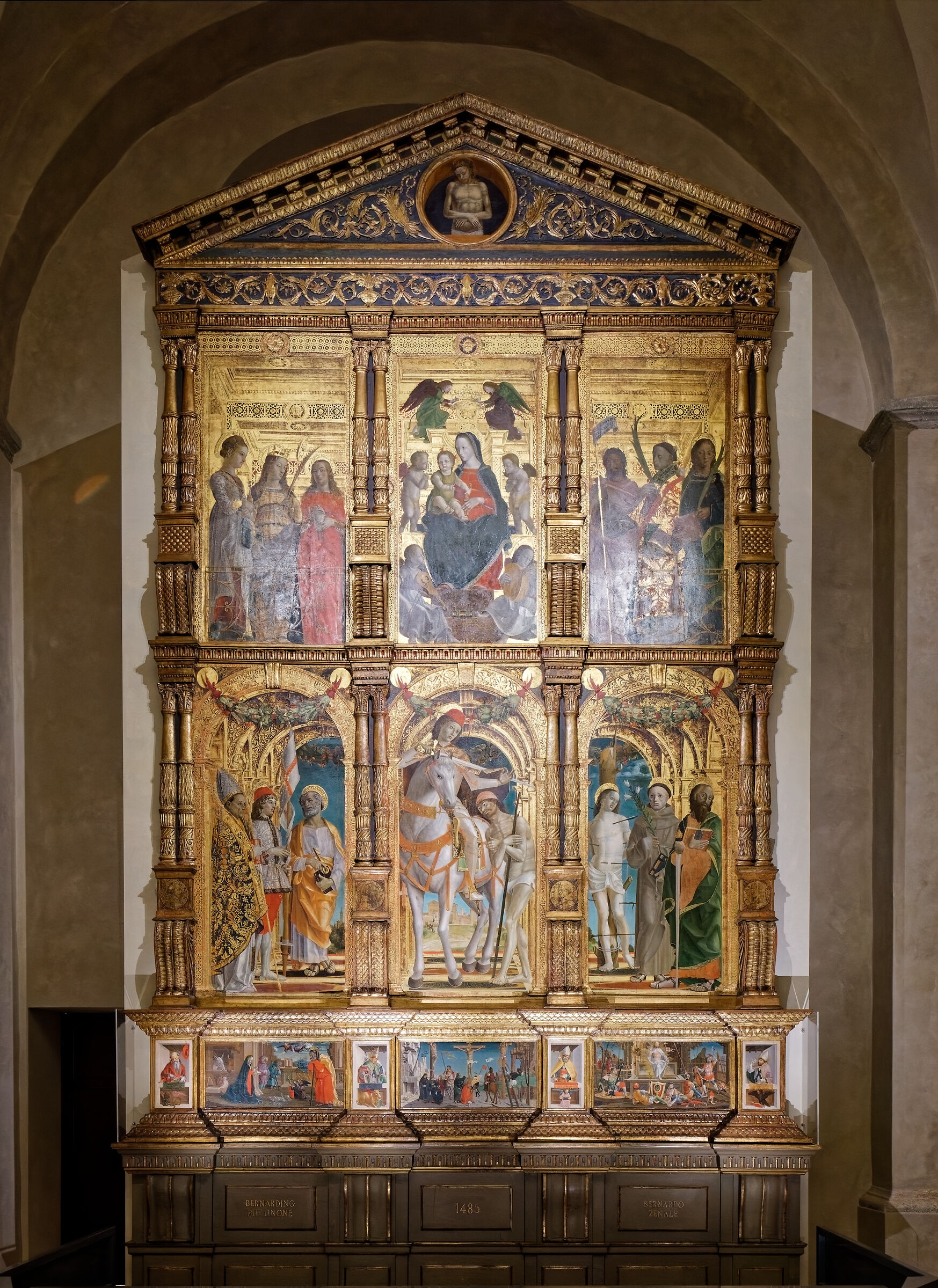 Pala di san Martino, Treviglio