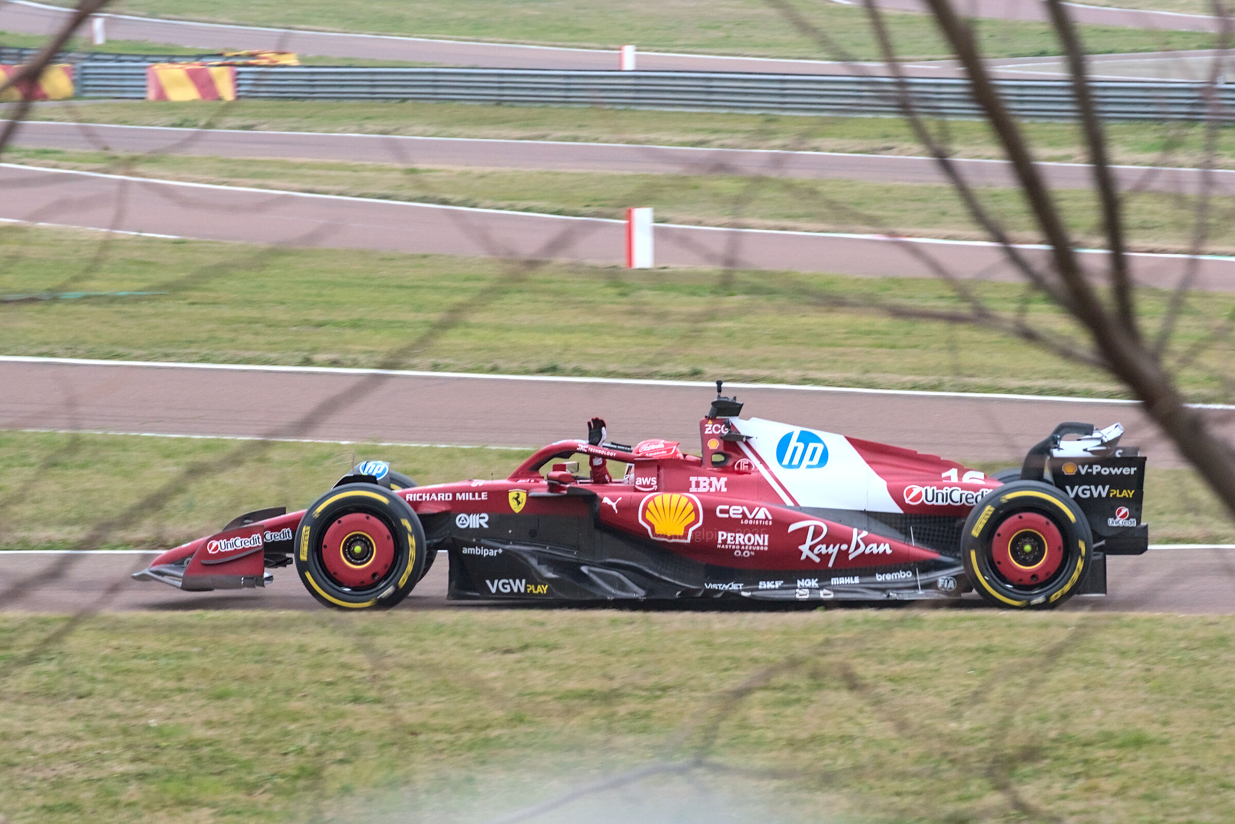 Charles Leclerc - Shakedown Ferrari sf-25
