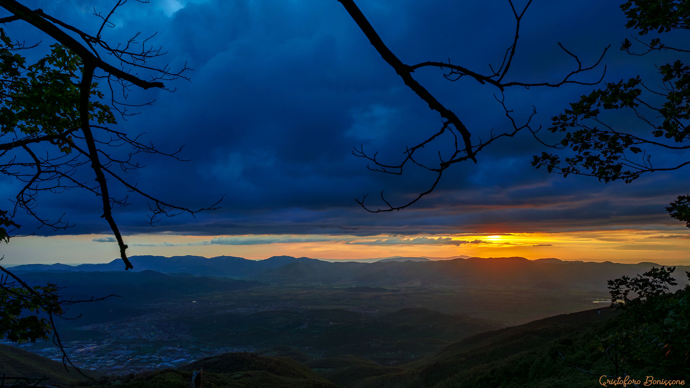 Tramonto Piana Reatina Vista Terminillo 2