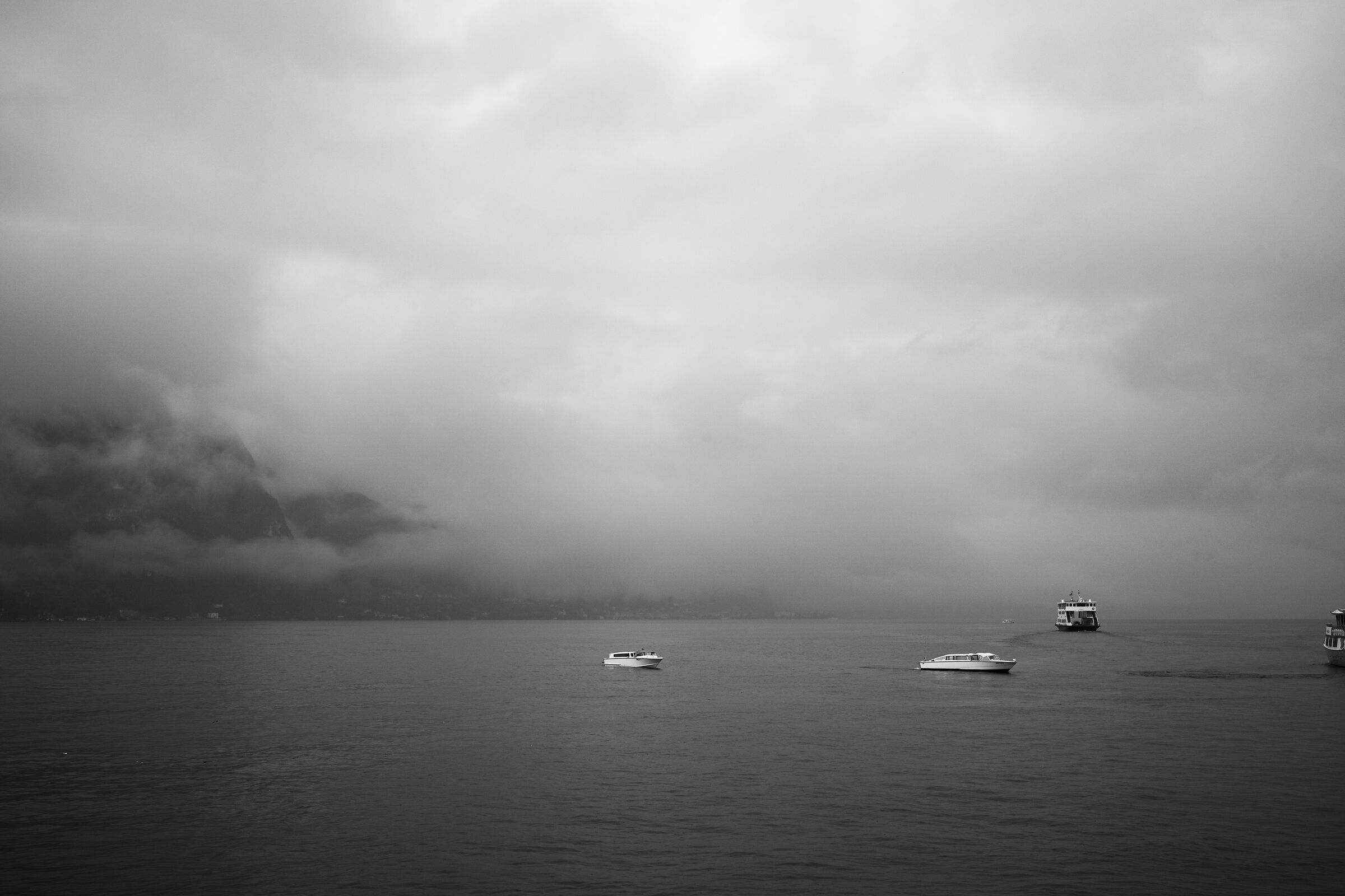 Gloomy day on Lake Como