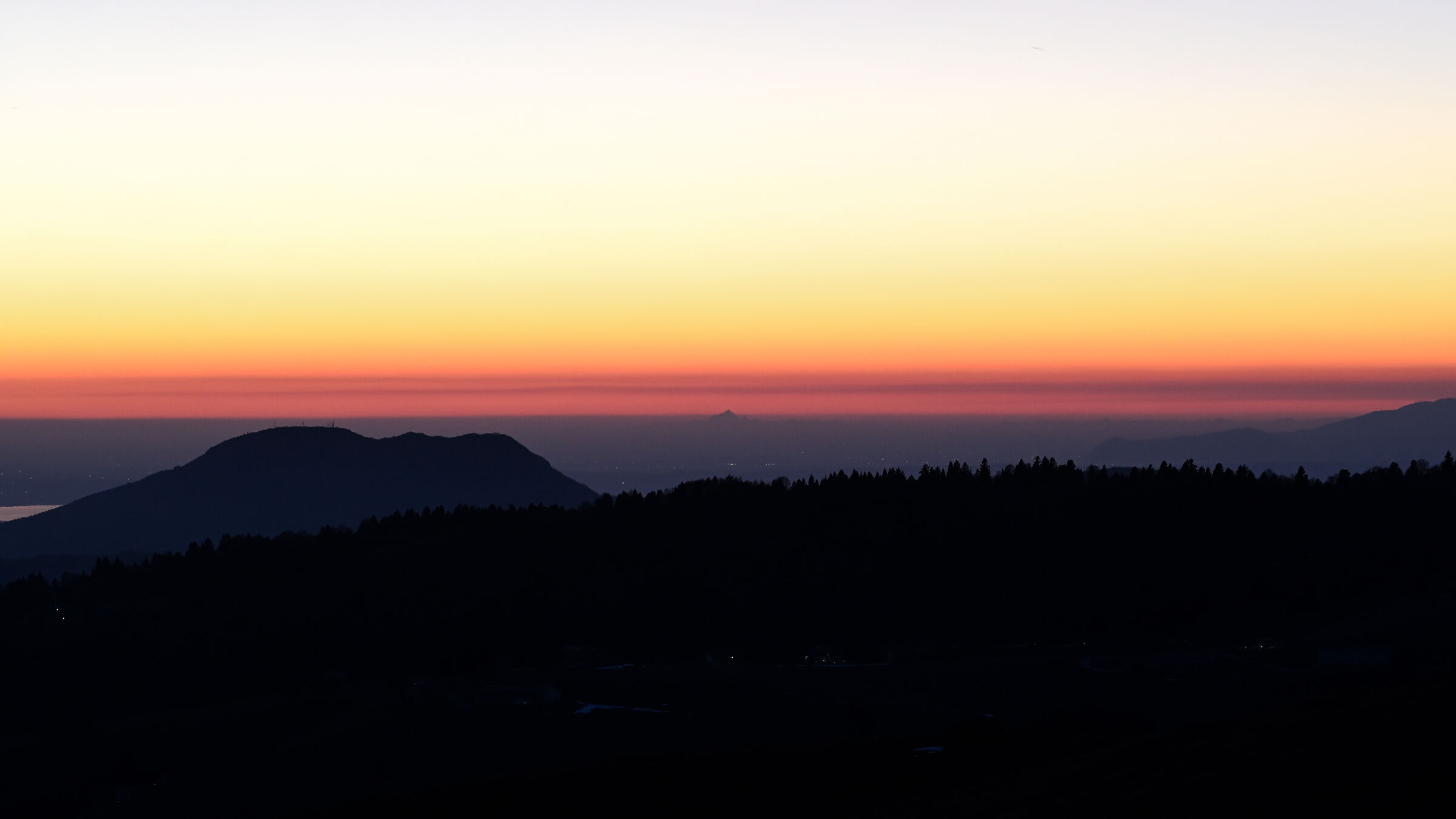 Monviso from Lessinia