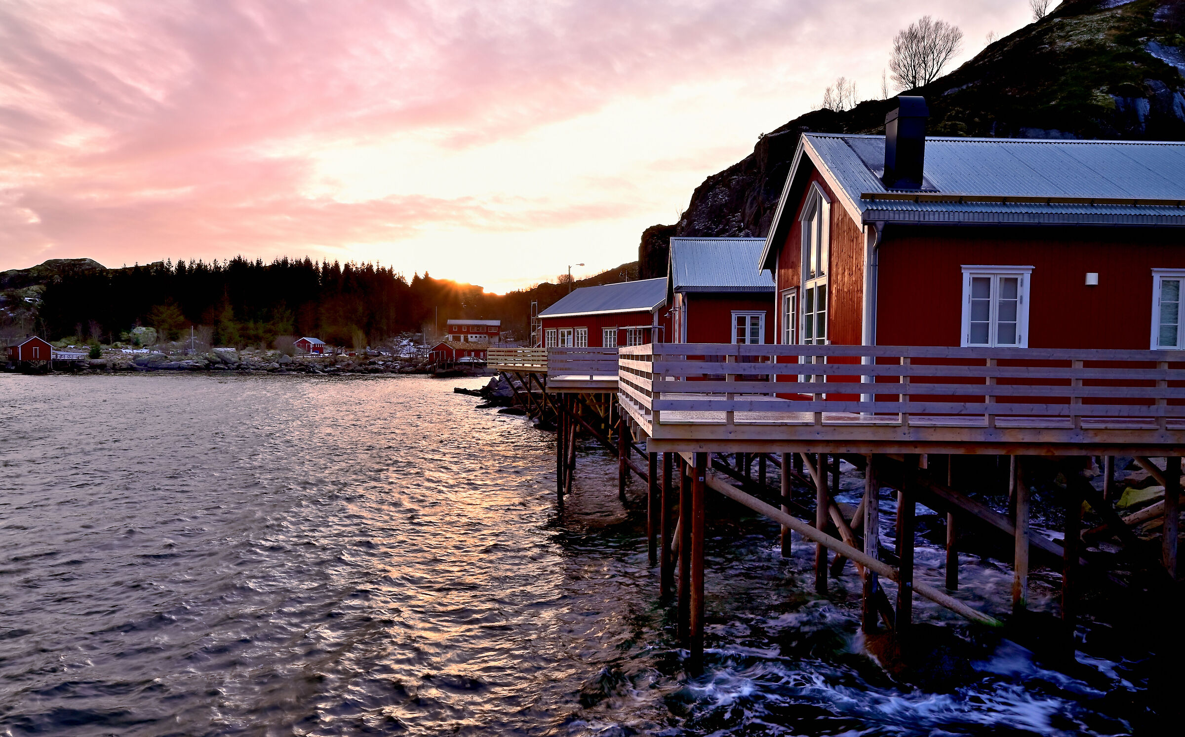 Nusfjord, bay