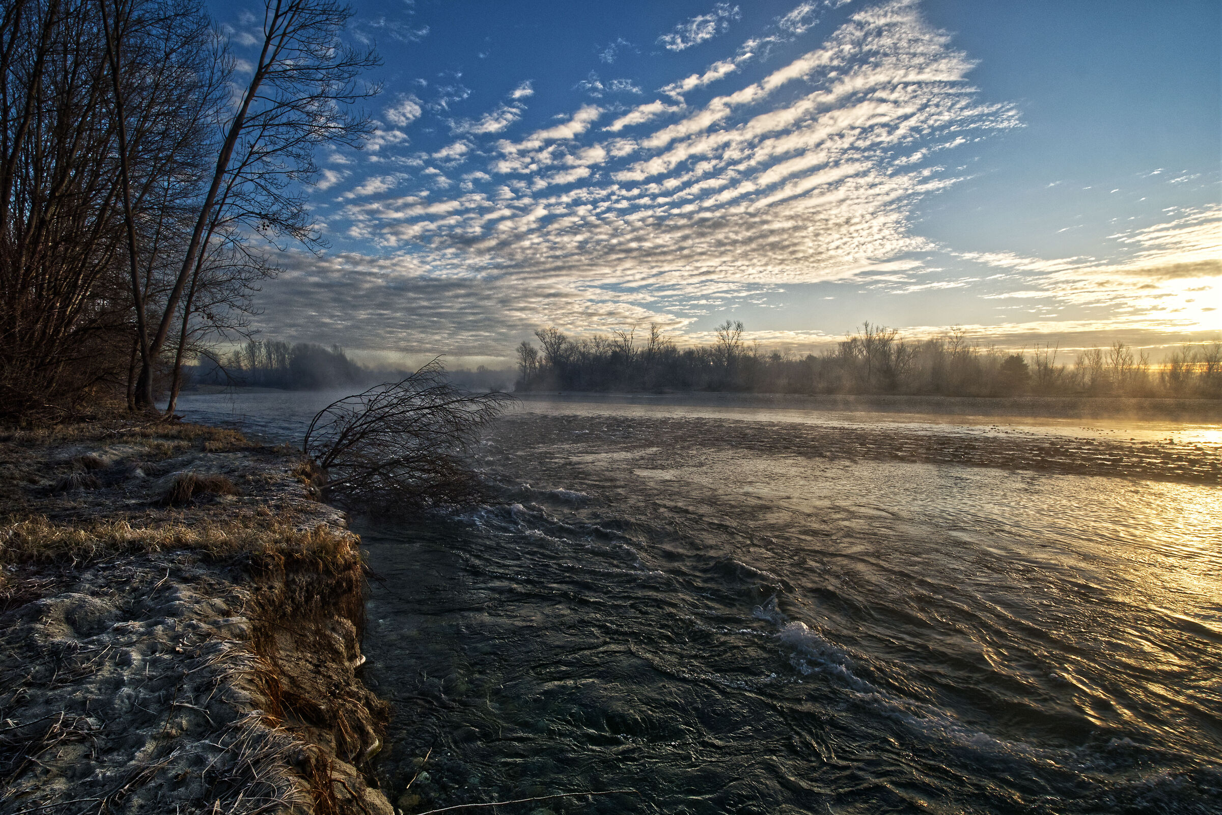 Sunrise over the Ticino
