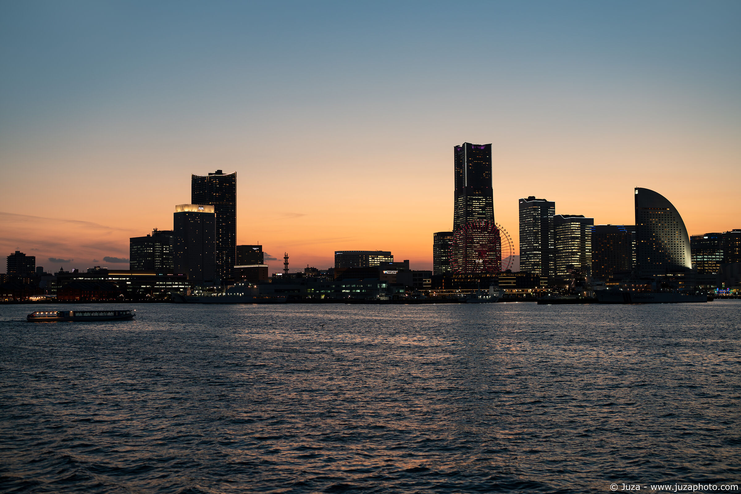 Sunset in Yokohama