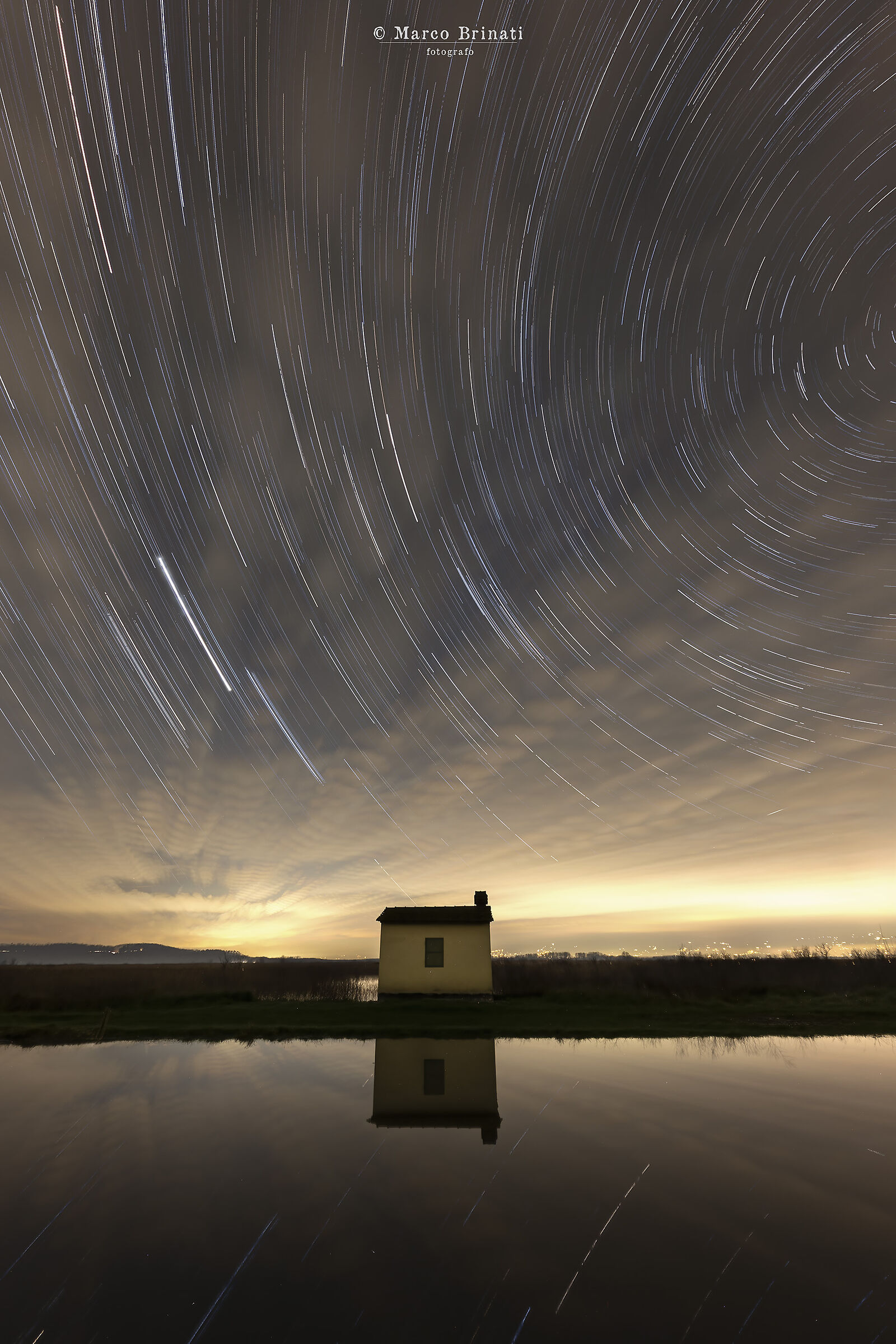Star Trail Casina di Stabbia