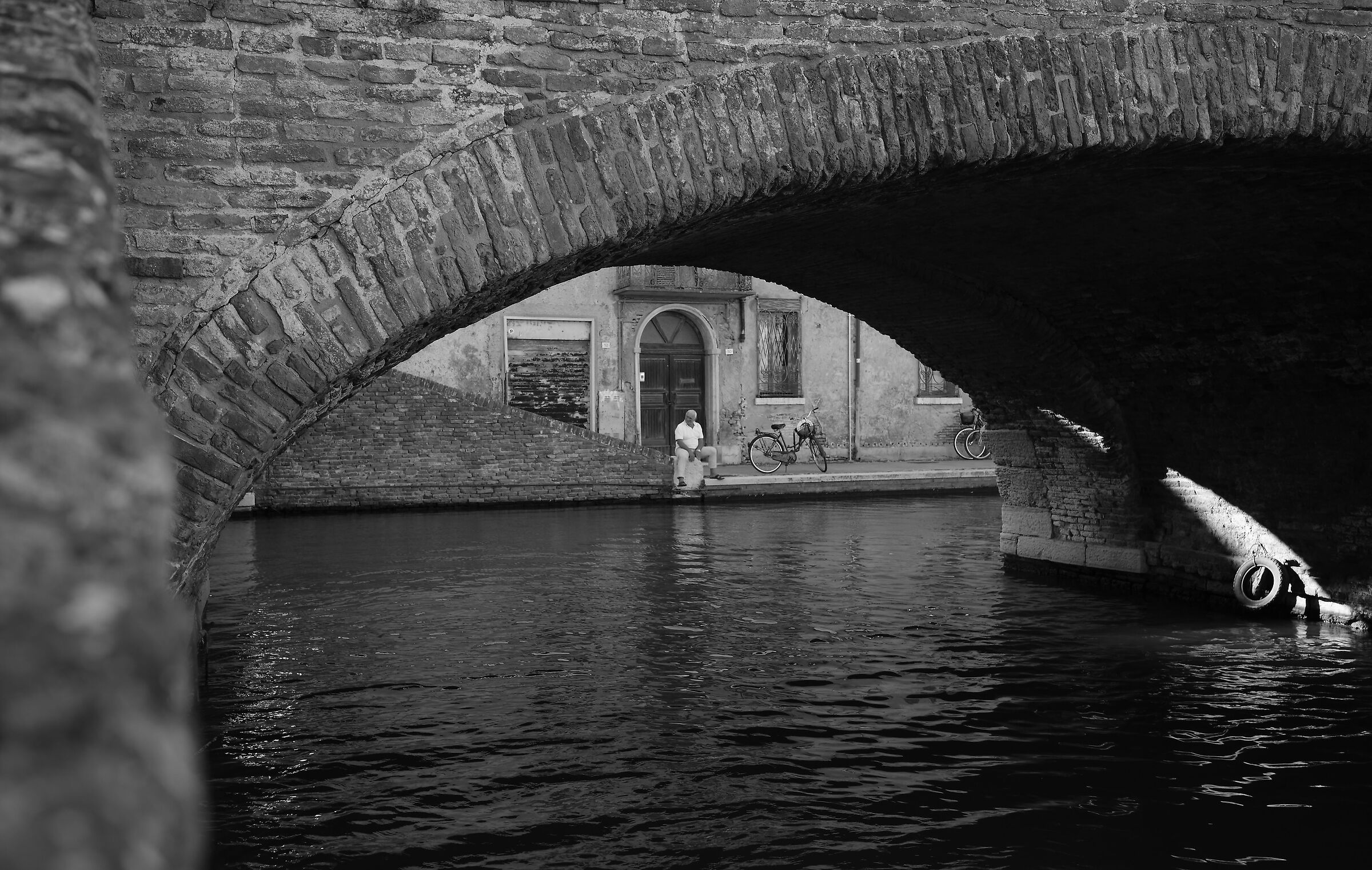 Umarell de domenega in Comacchio