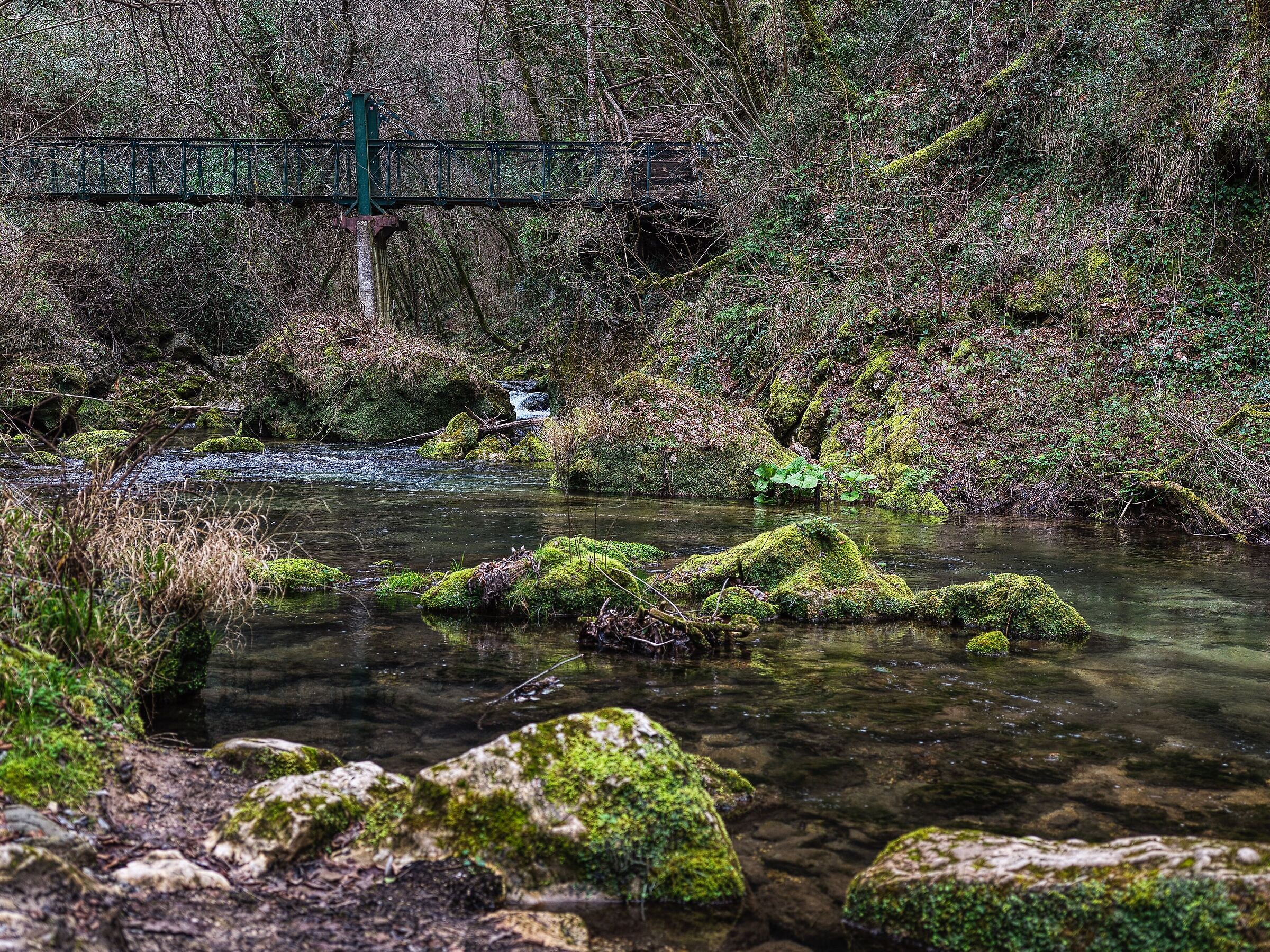 The Aniene in the Simbruini gorges