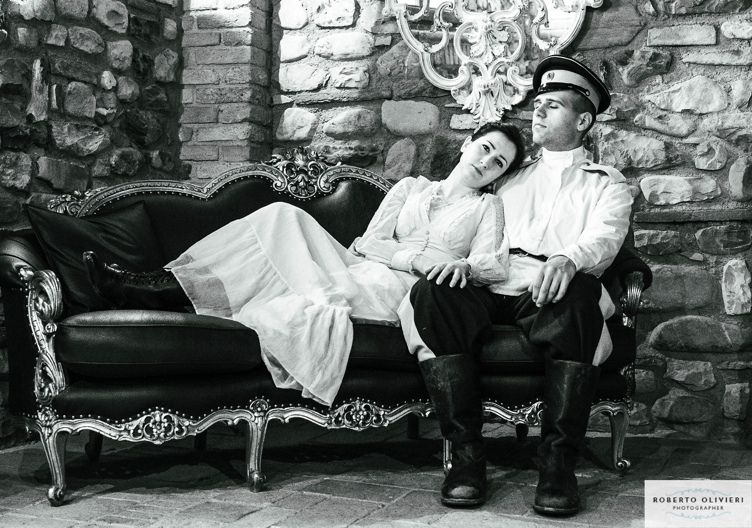 The soldier and kind wife