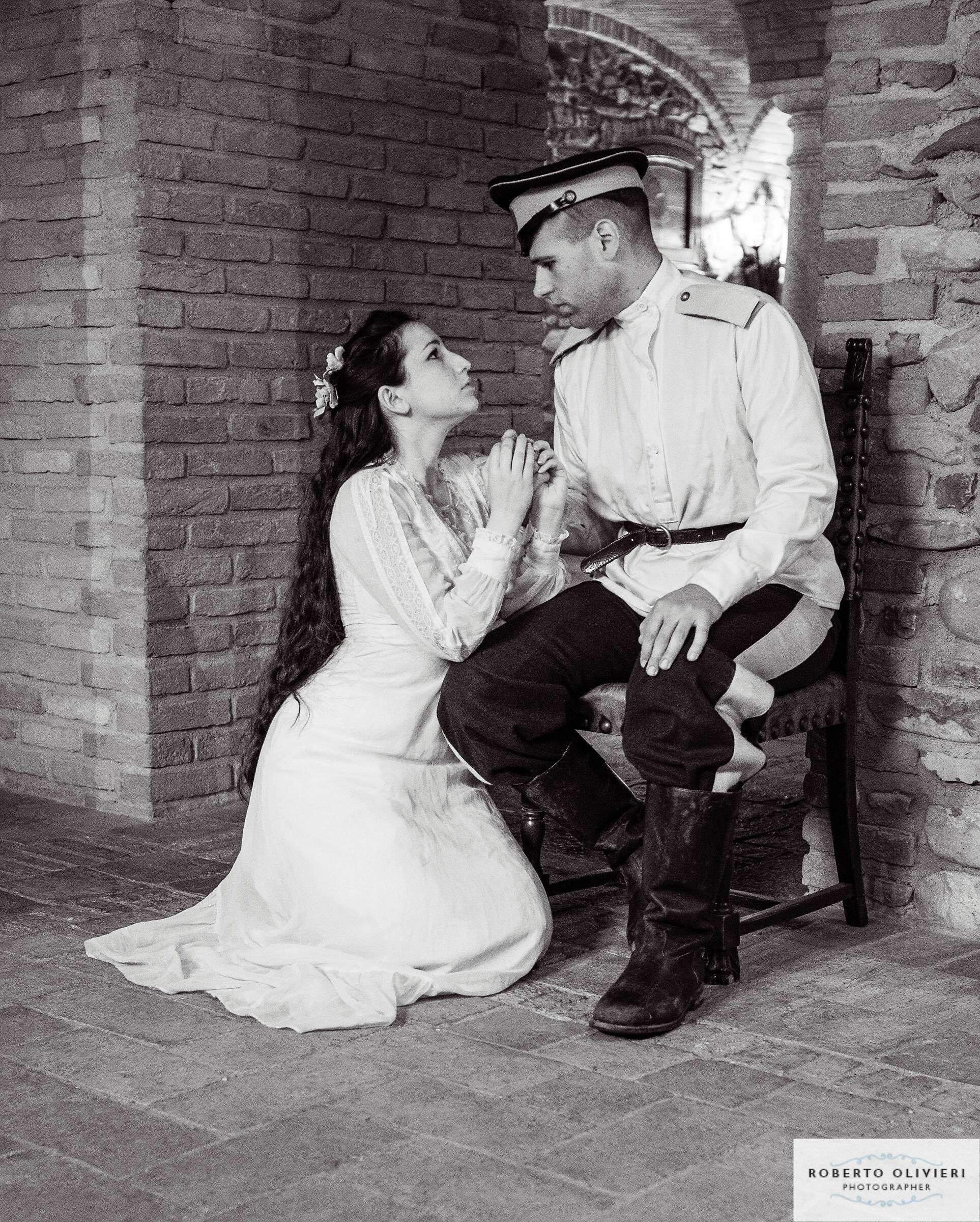 The soldier and kind wife