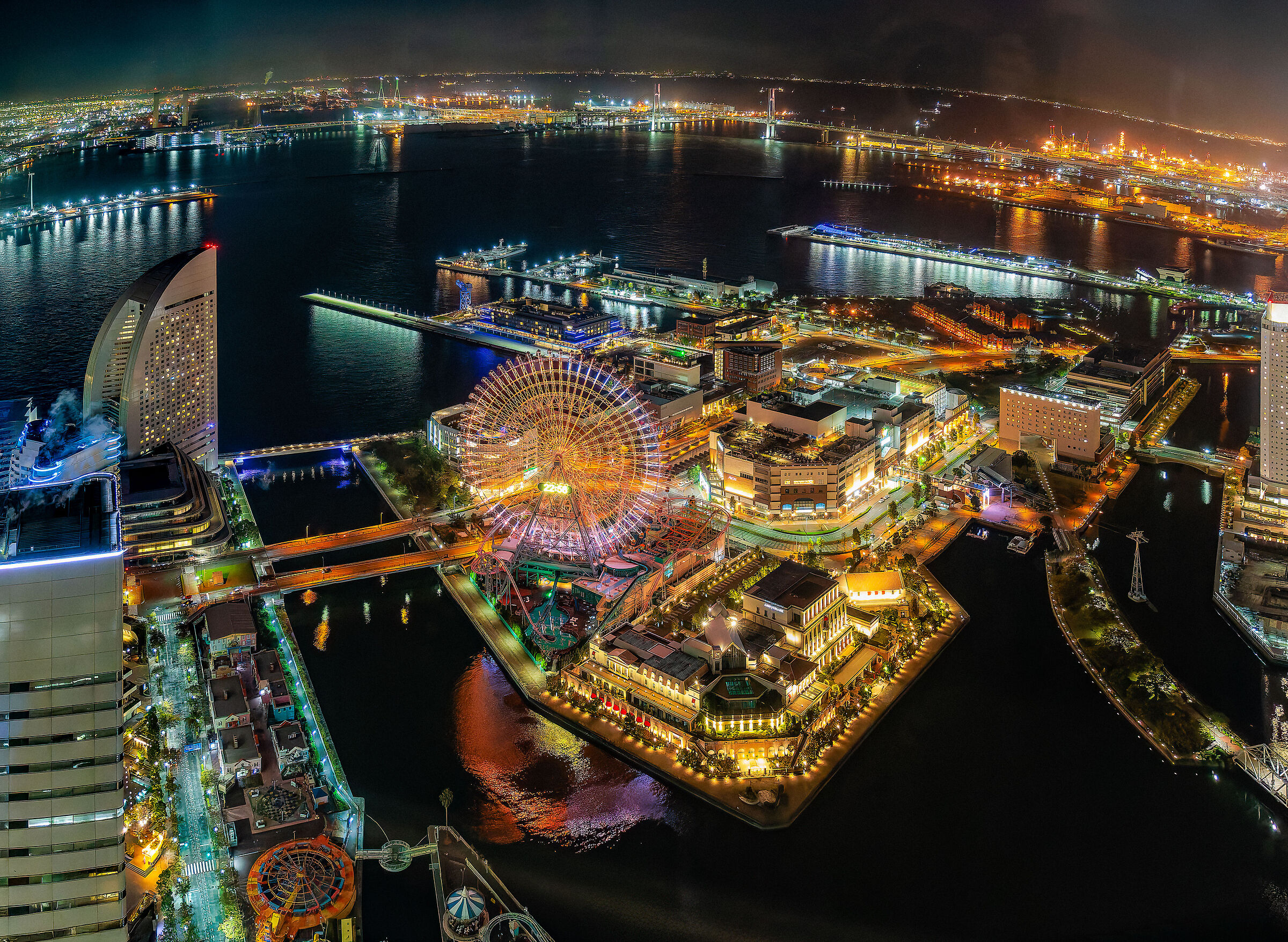 Impressione del porto di Yokohama