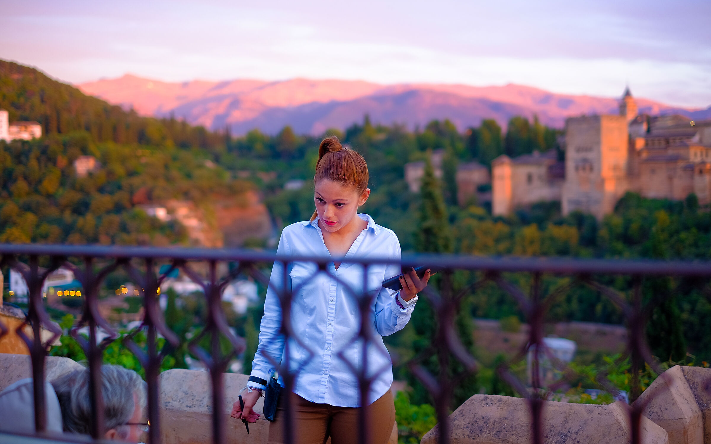 Alhambra, tramonto e bellezza