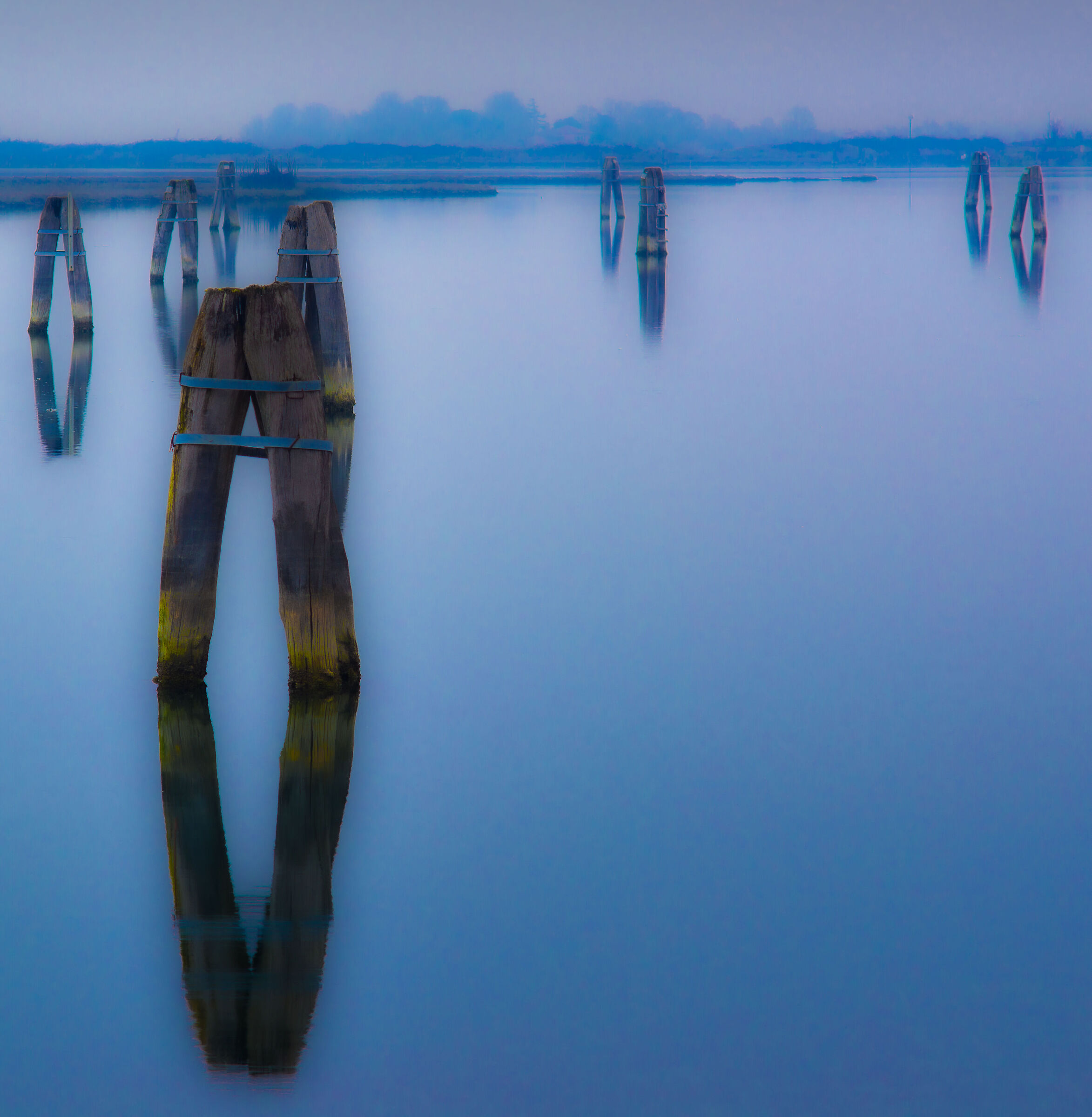 Blue hour at Punta Sabbioni (VE)