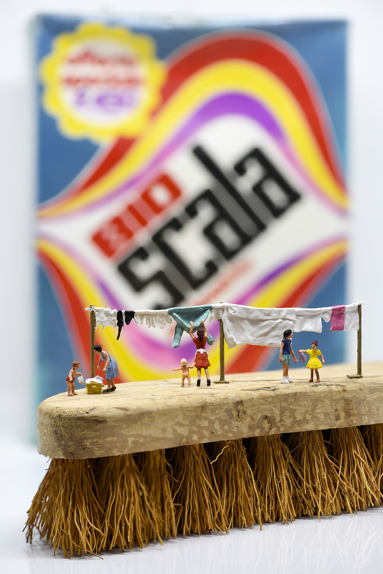 ...è l'ora del bucato...