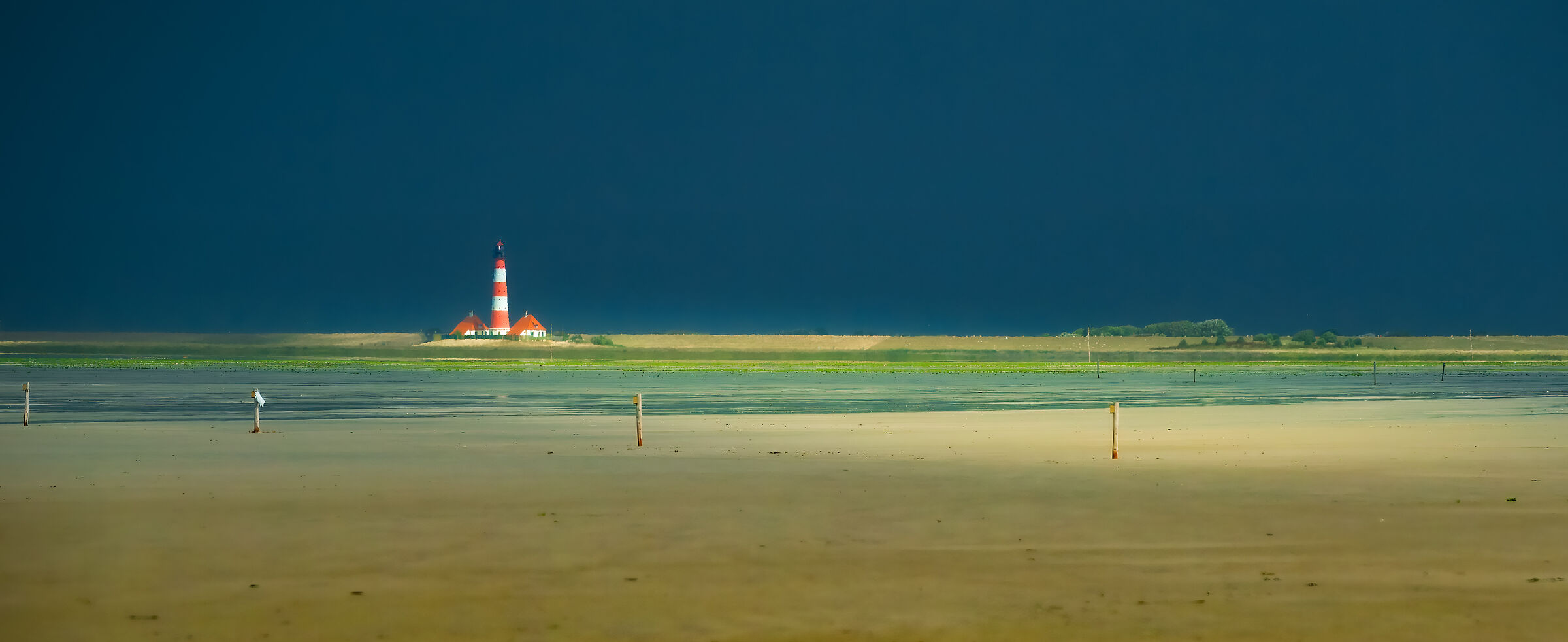 Lighthouse after the storm