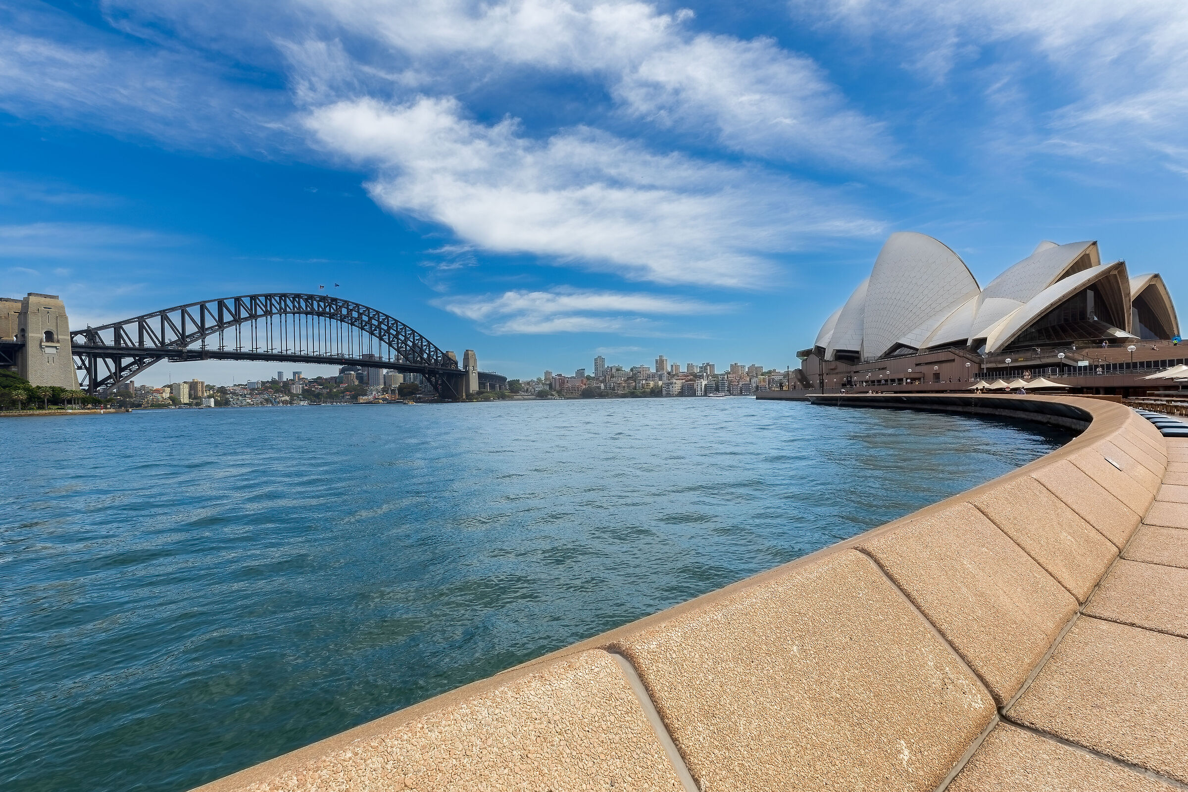Sydney Harbour bridge ,Opera House & western broadwalk