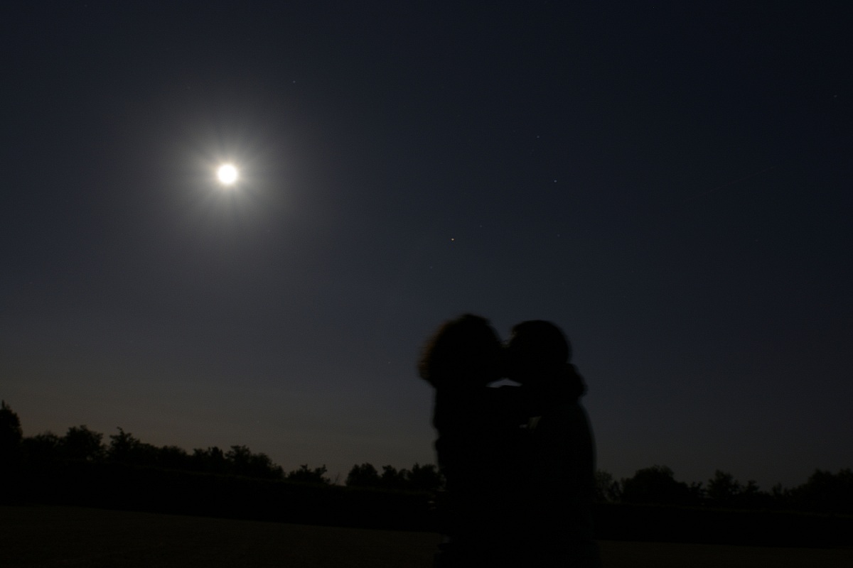 kiss in the moonlight