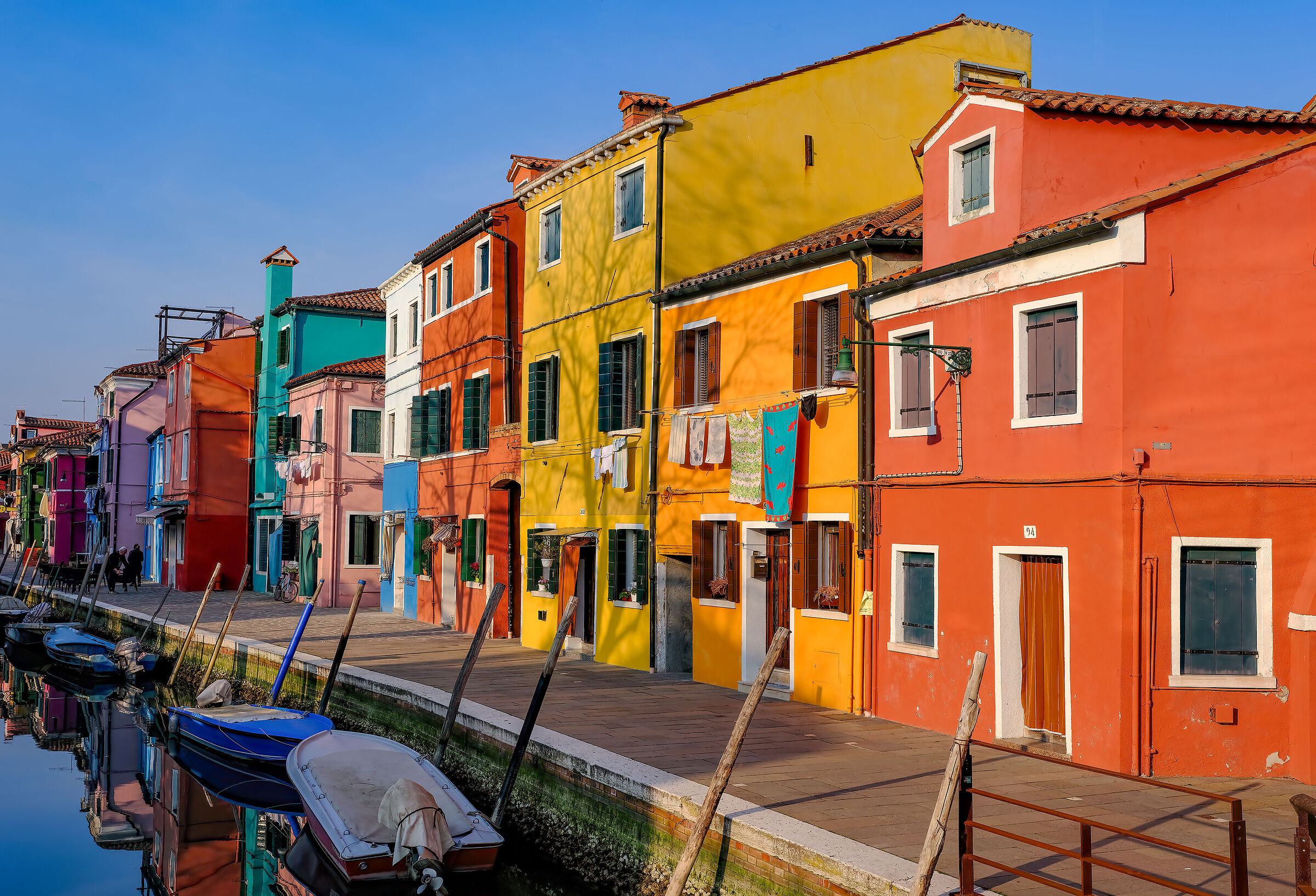 Burano at sunset