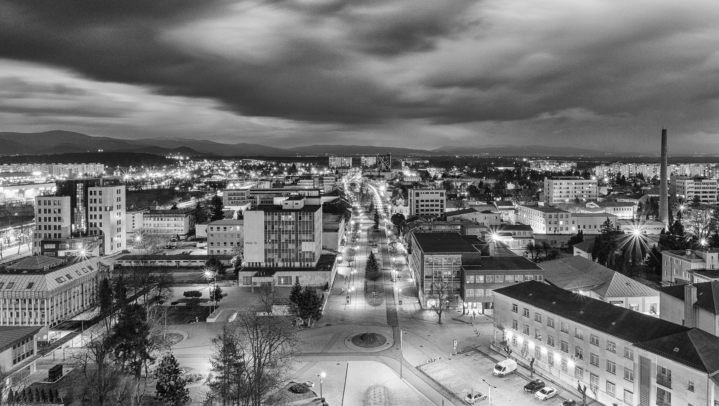 Michalovce Christmas town of Peter the Bat