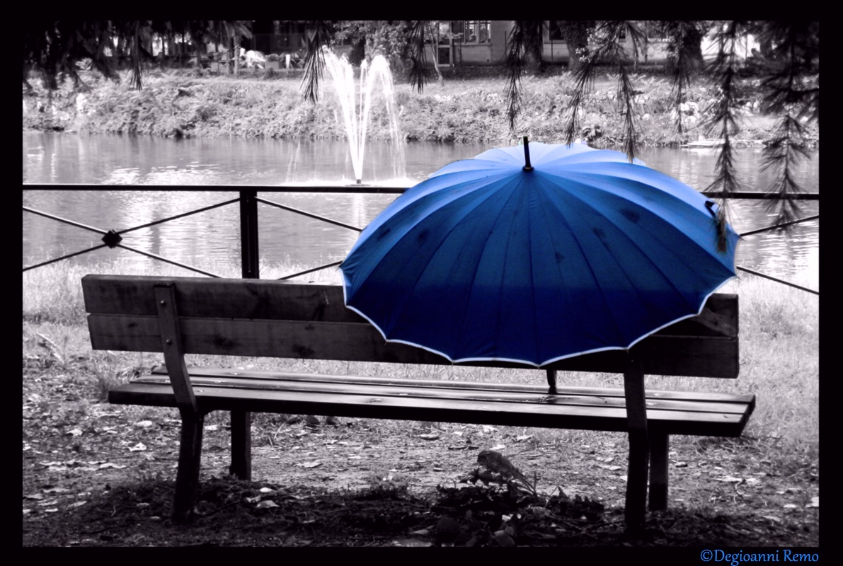 solitude of an umbrella