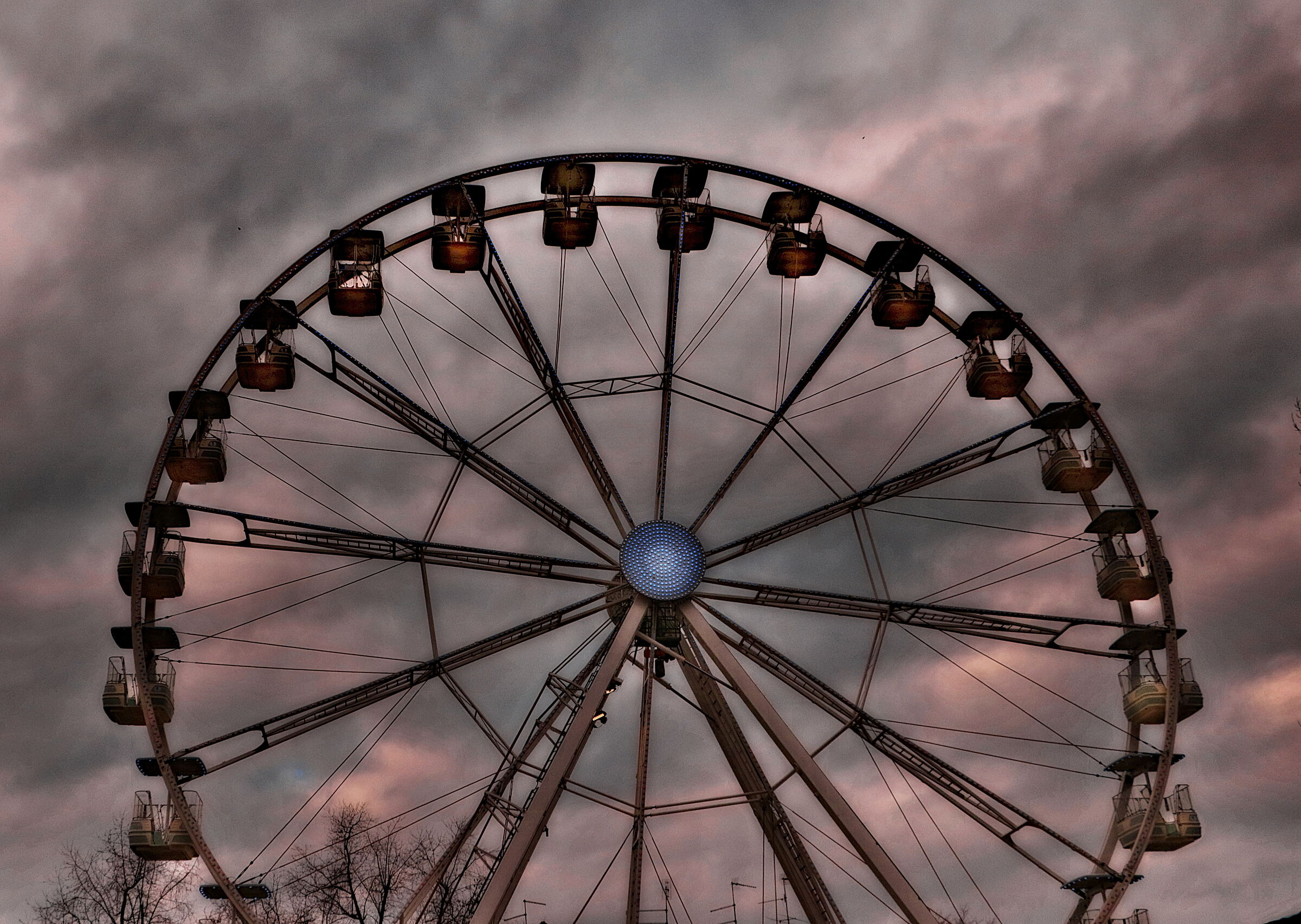 dramatically rotates...