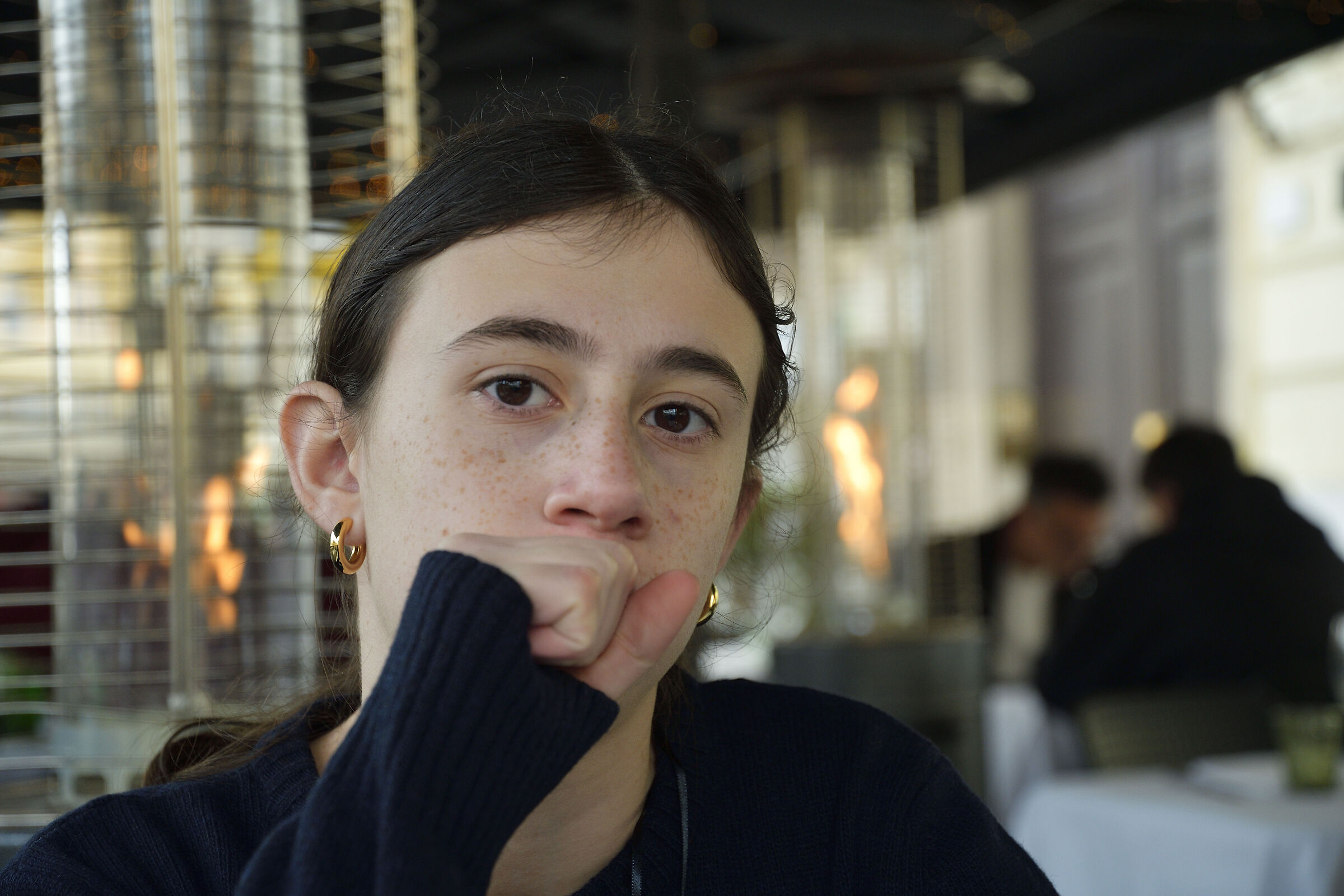 Lo sguardo severo di mia figlia