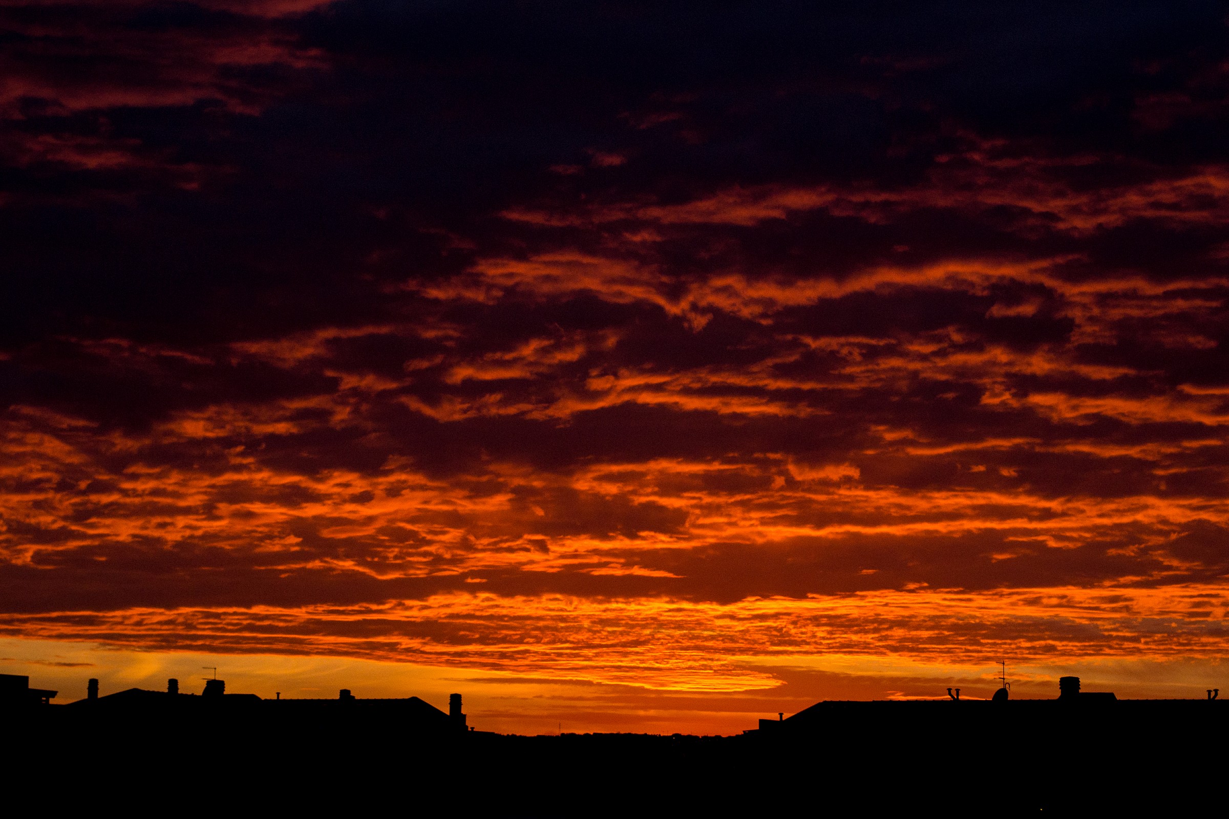 The end of another day ...