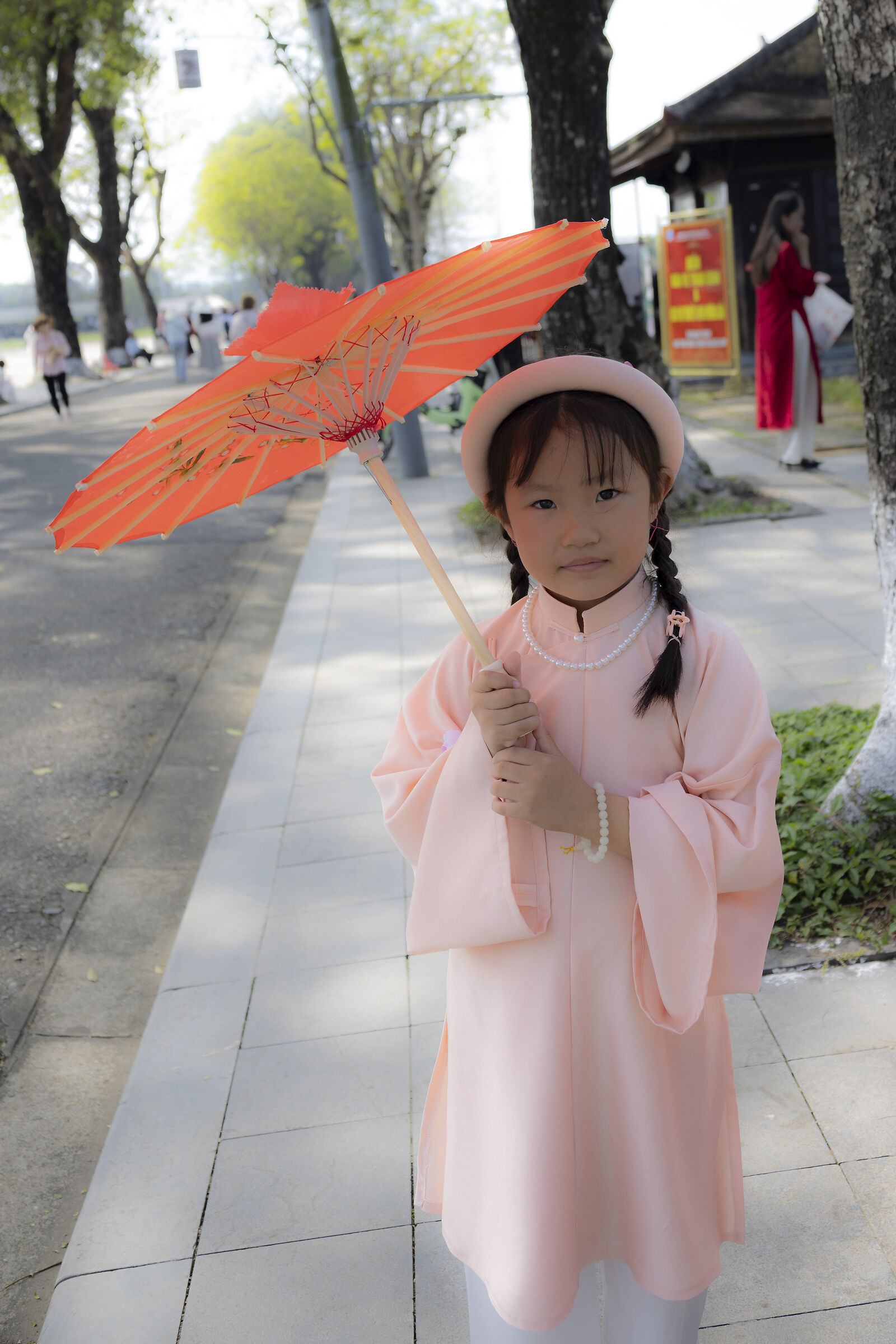Little girl posing