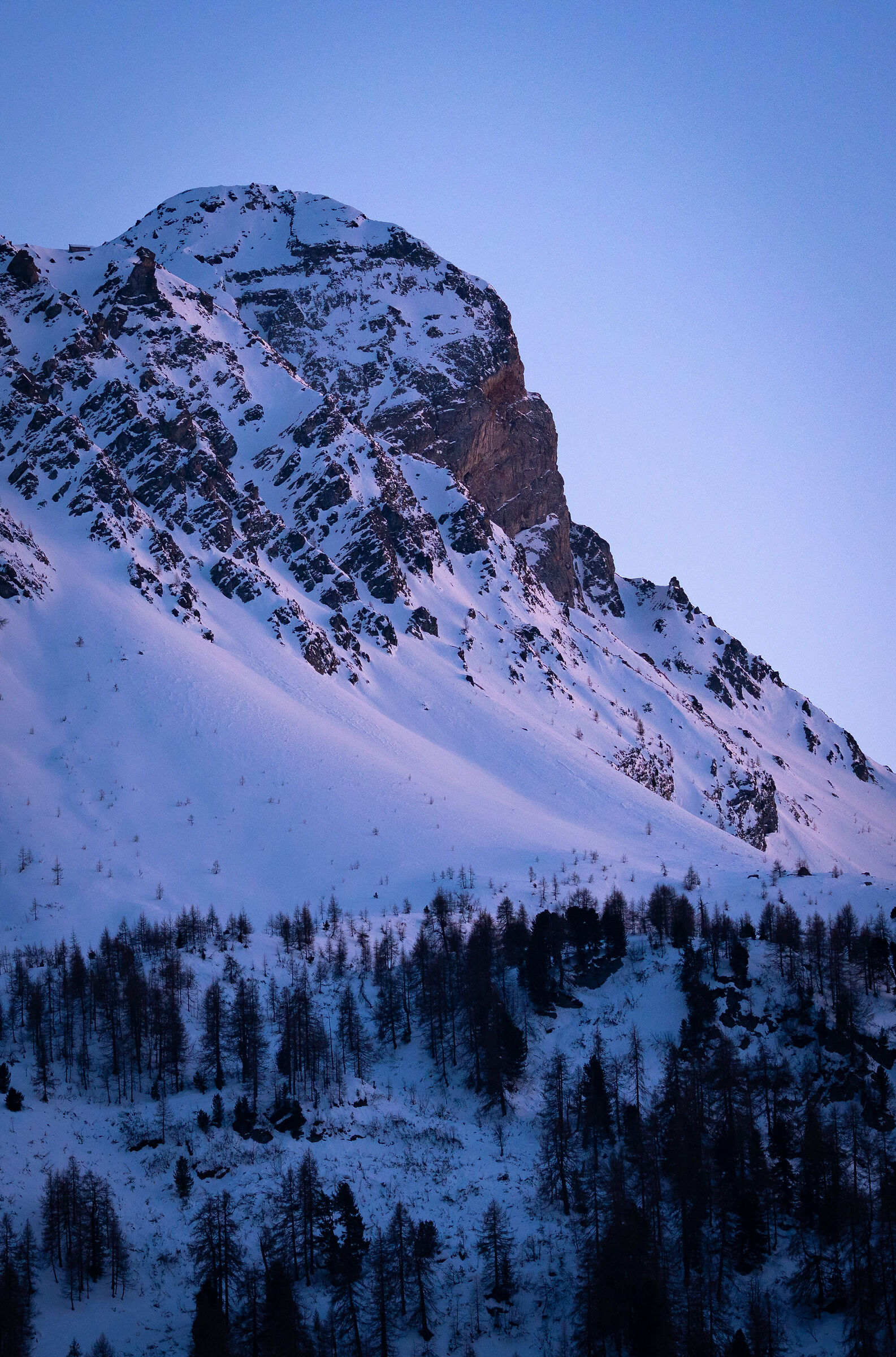 Sunset in Maloja