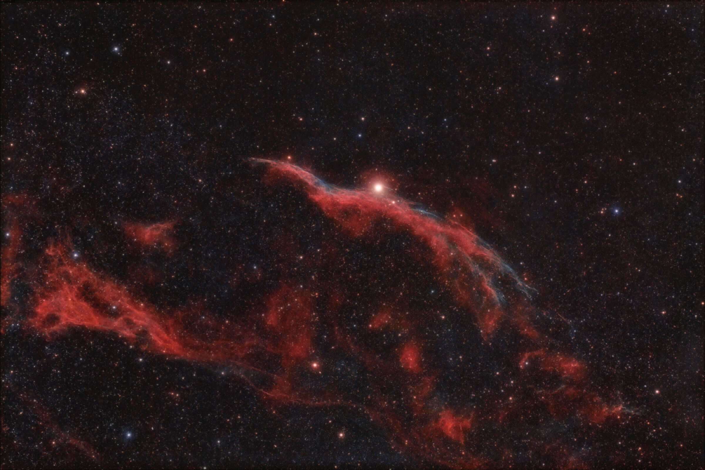 ngc6960, the "Witch's Broom" nebula in Cygnus ...