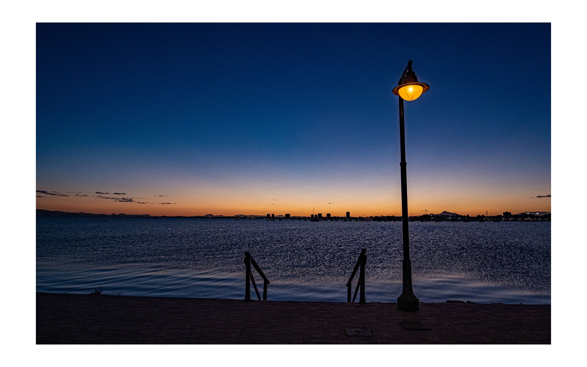 La Manga sunset light