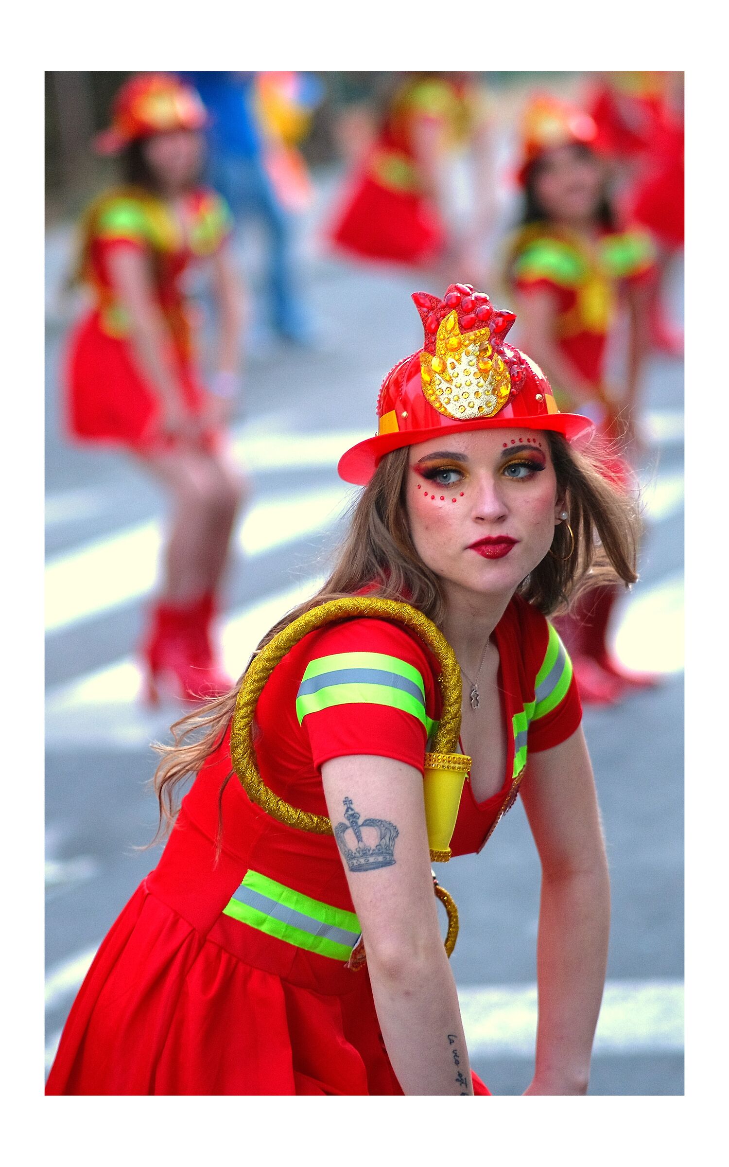 Village girl Carnaval parade