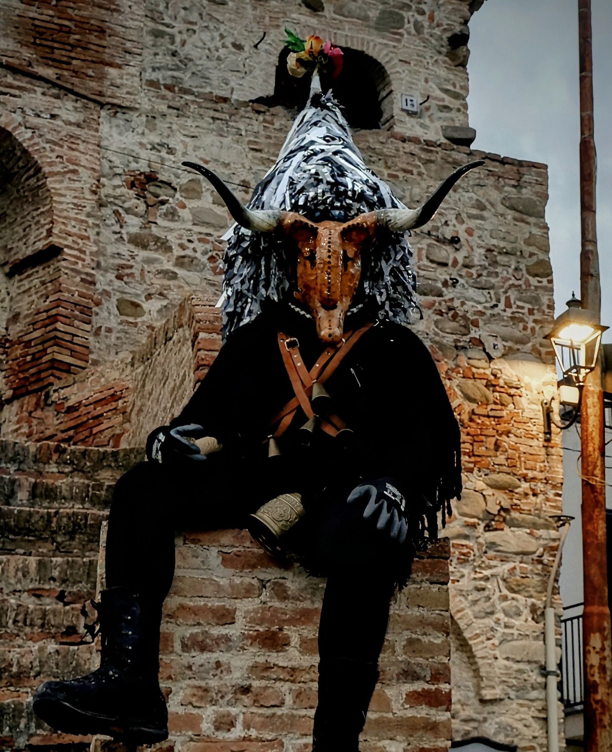 Aliano carnival horned mask