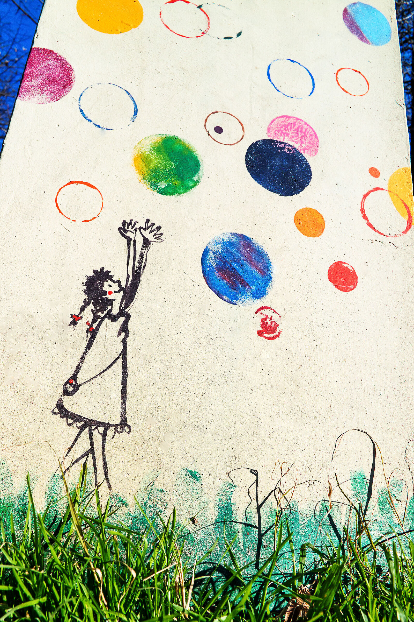 The flight of bubbles