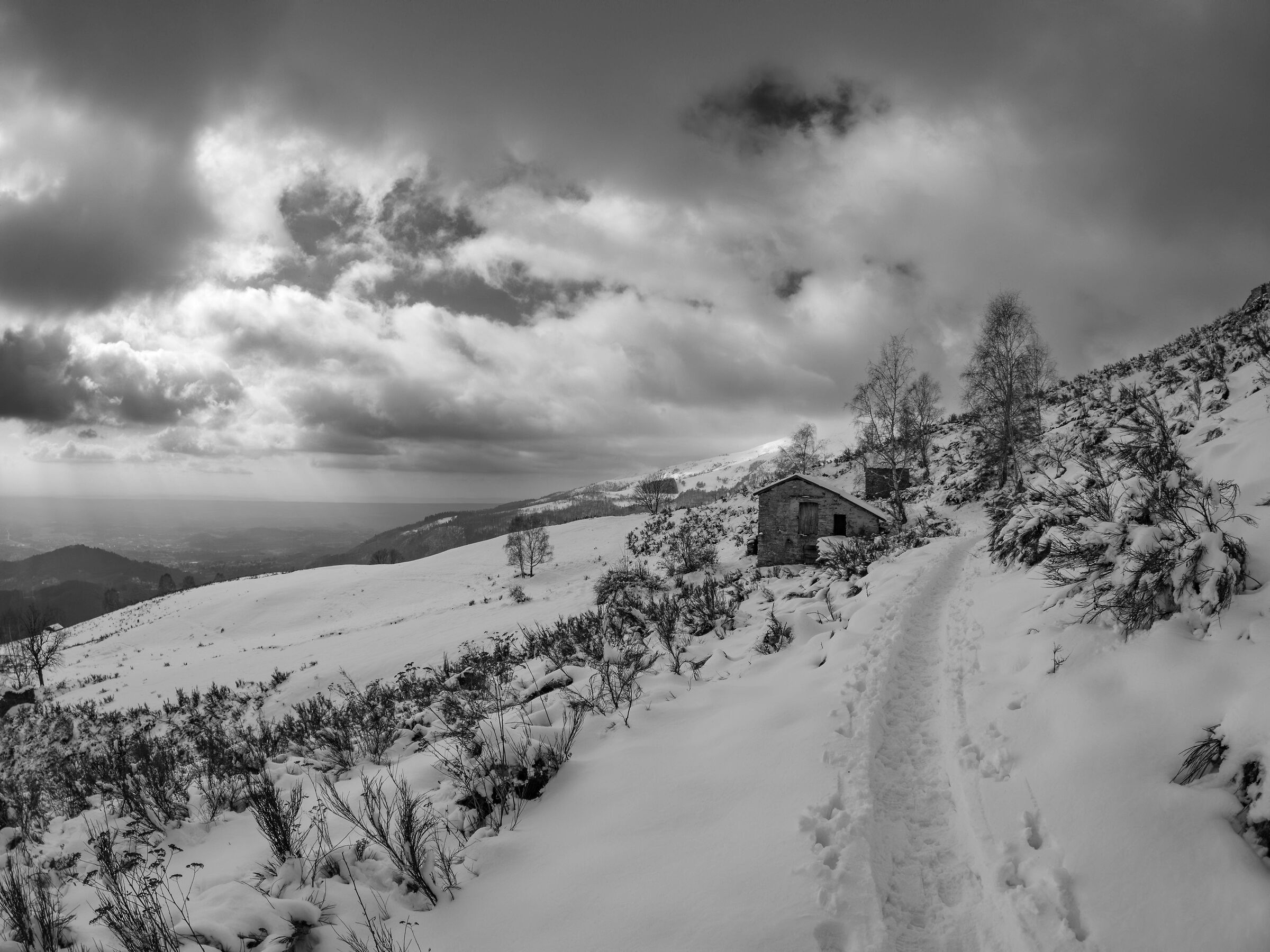 Last snow on the Prealps