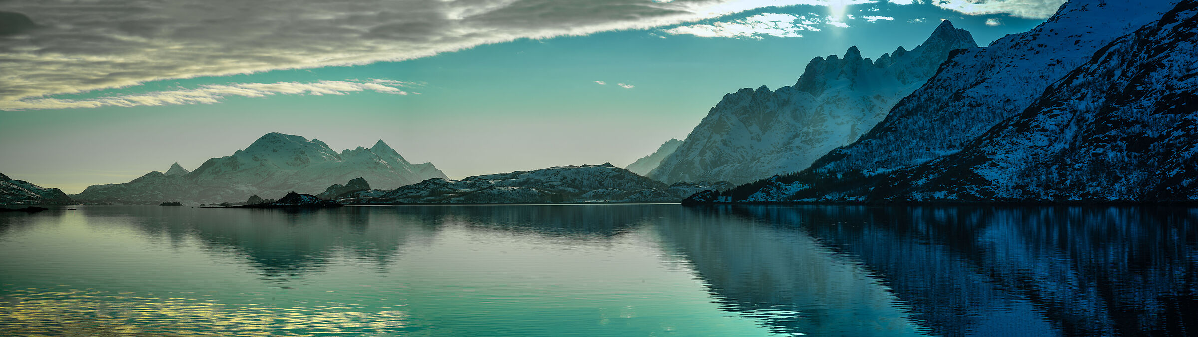 Fjord in the middle of nowhere