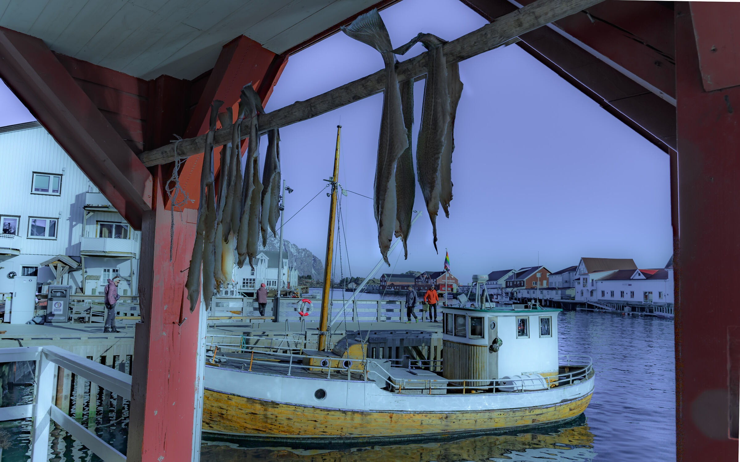 Henningsvaer Harbour