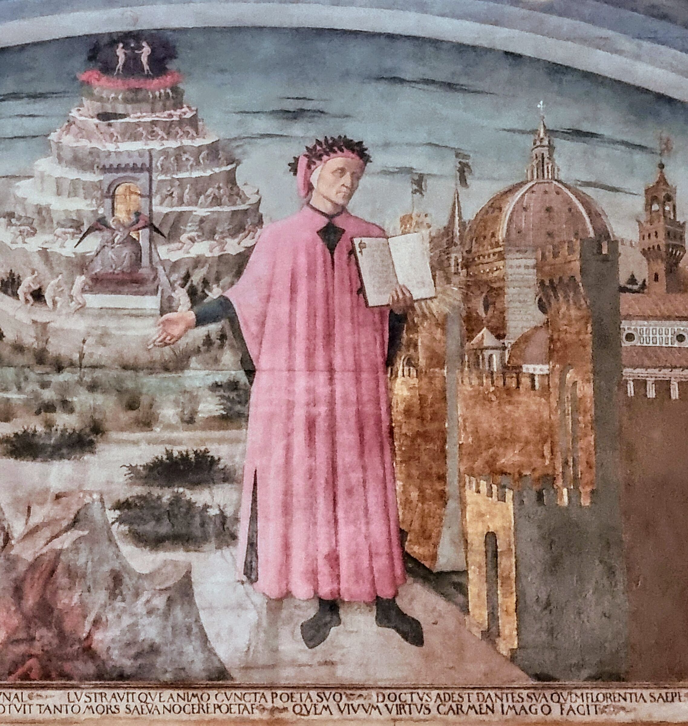 Domenico di Michelino - Dante with the Divine Comedy