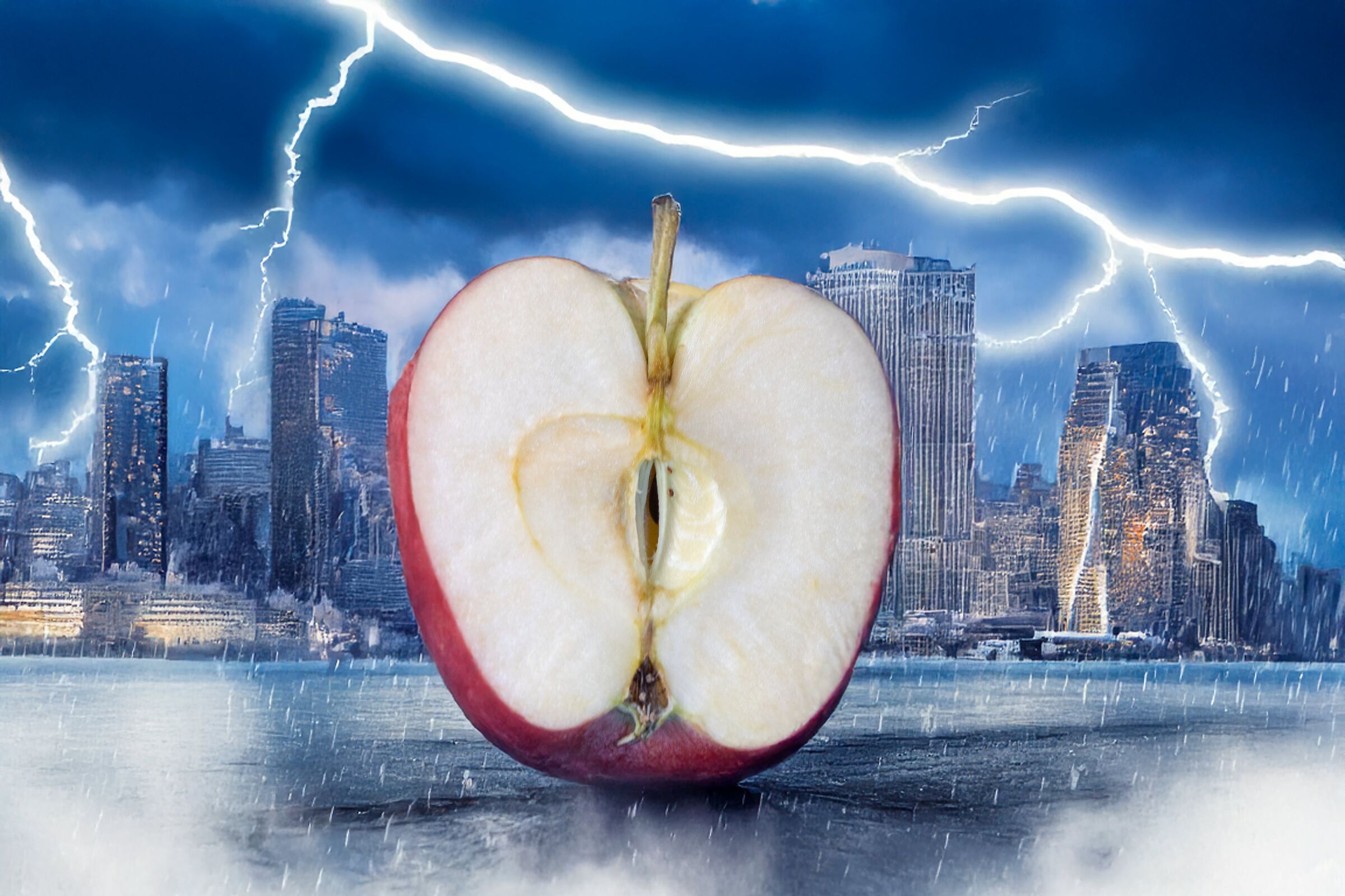 The half apple