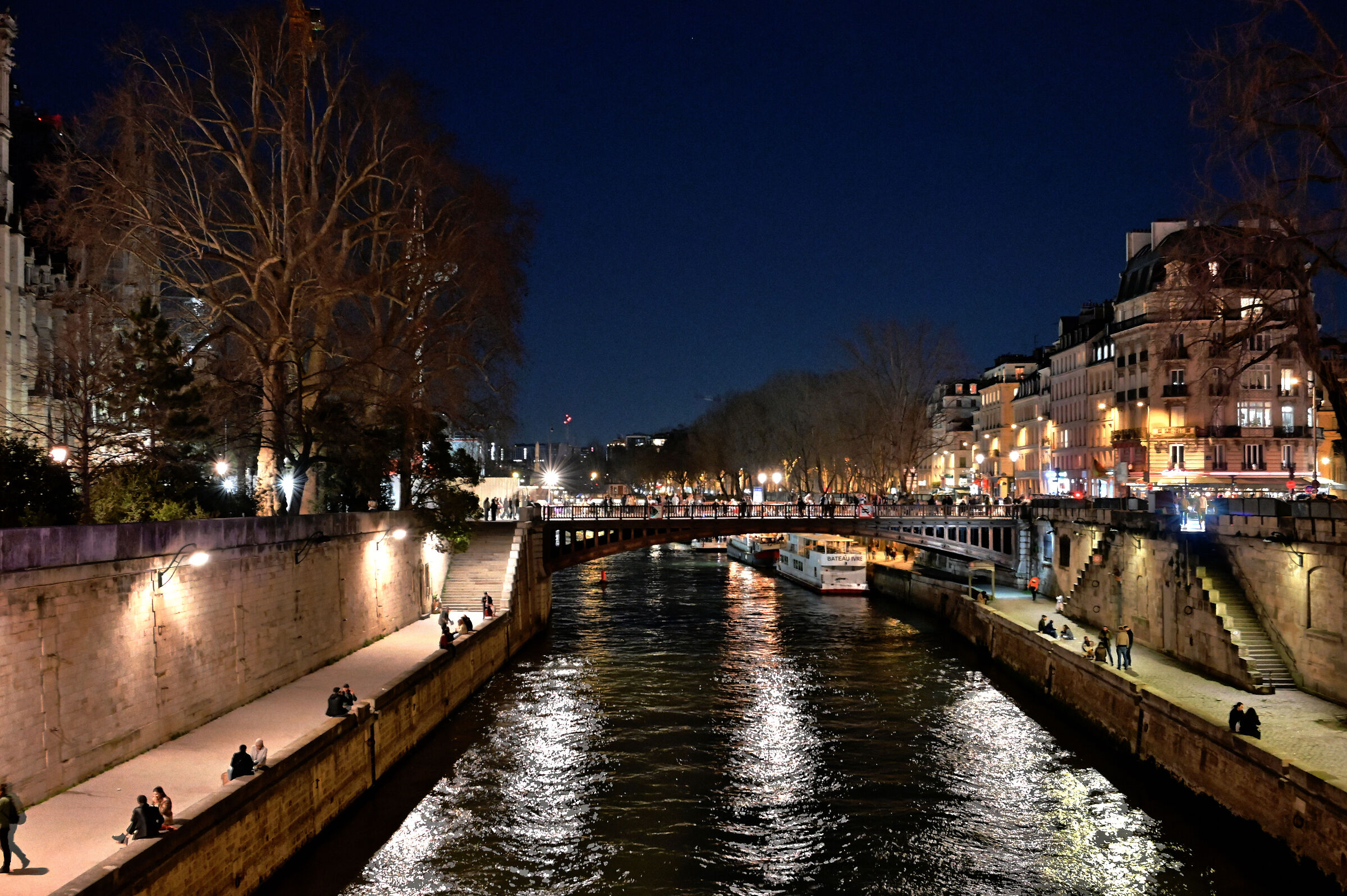 Seine at night