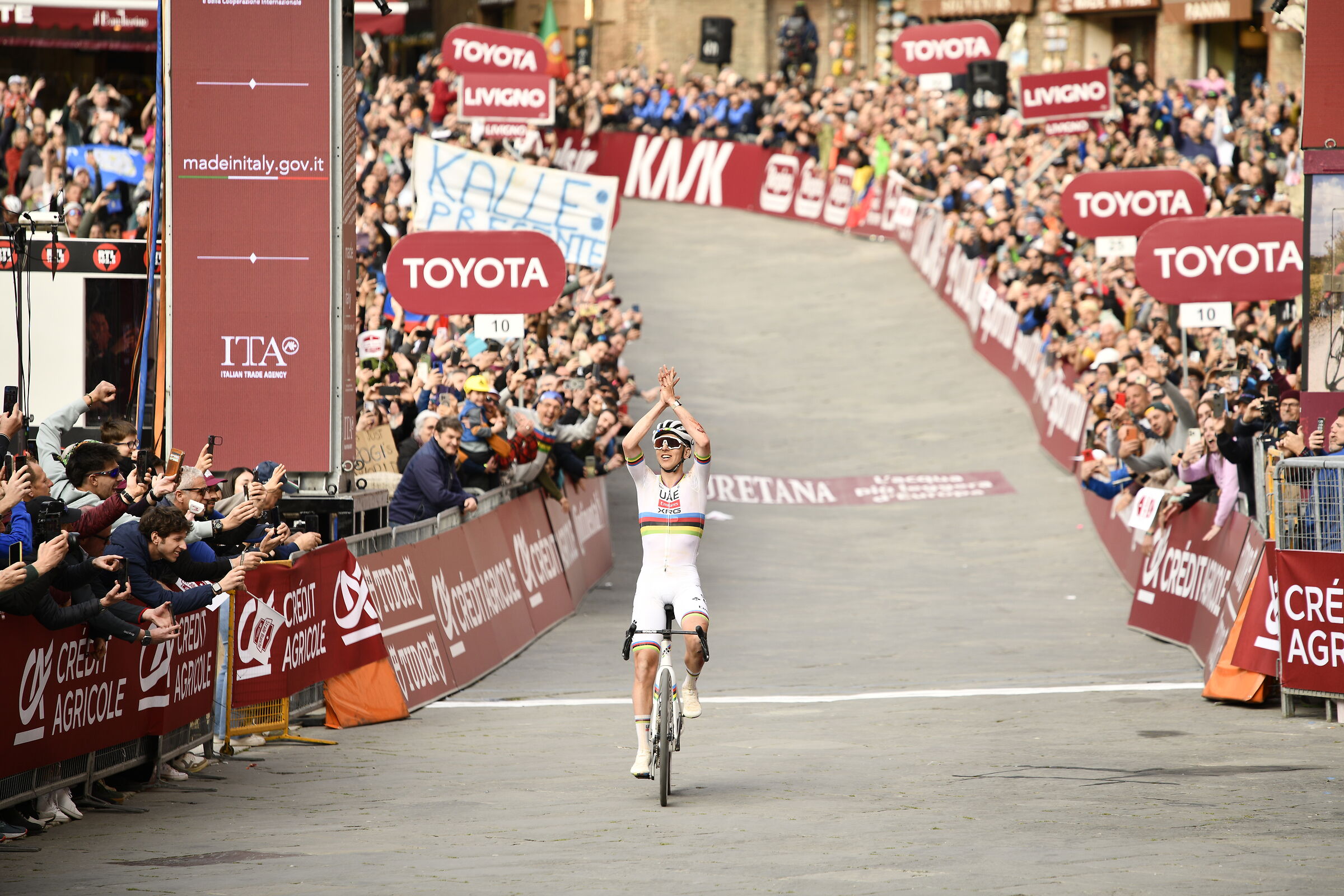 Il Passaggio sotto il traguardo