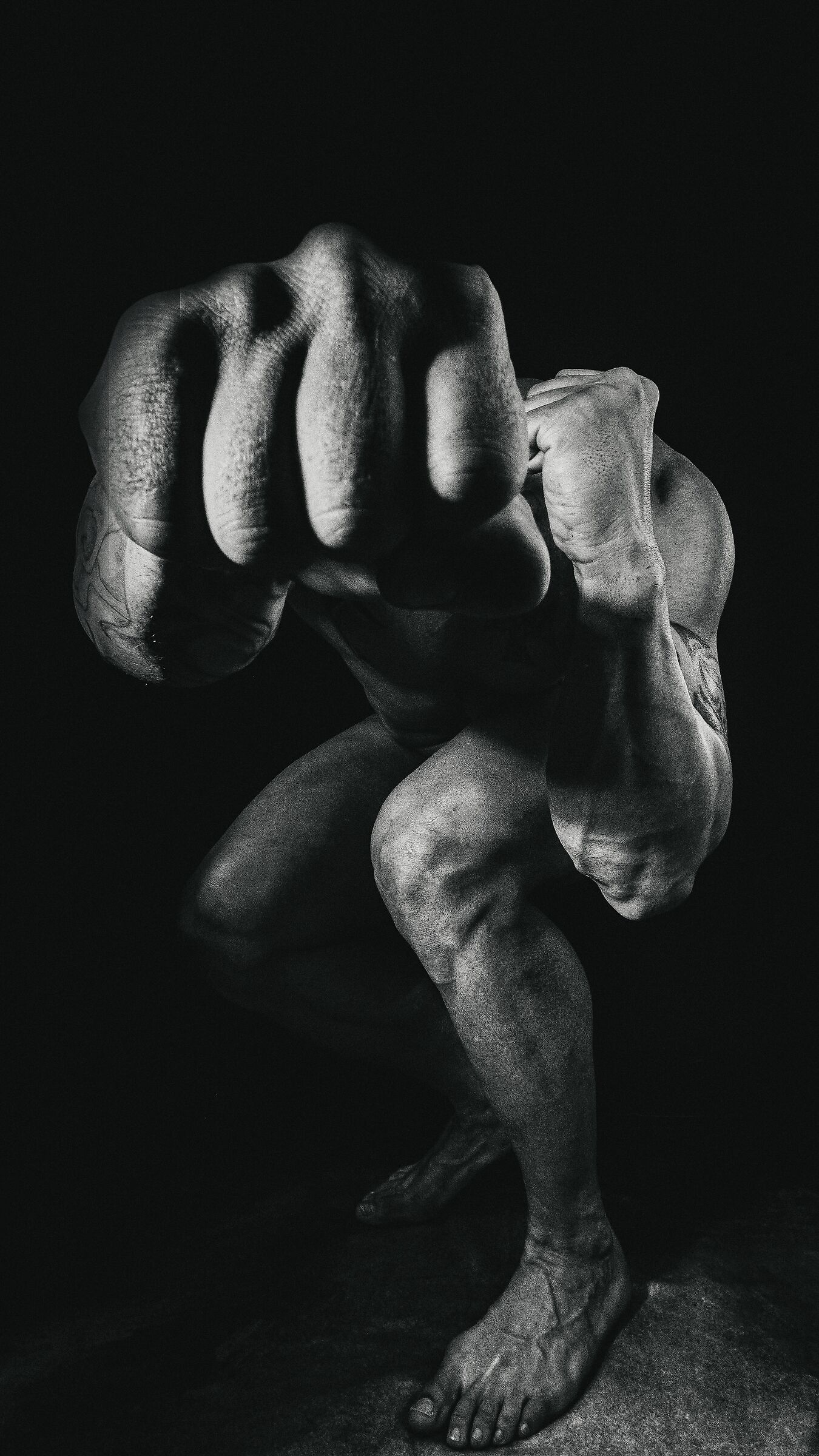 A naked and raw right