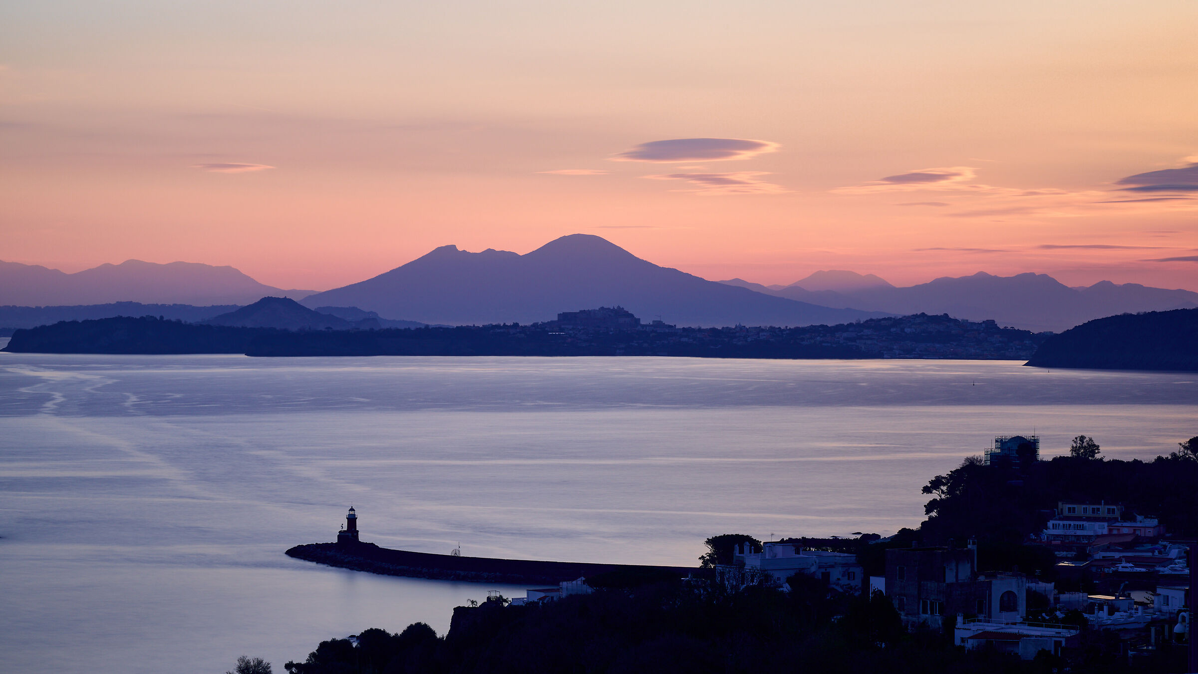 Sunrise over the Gulf of Naples
