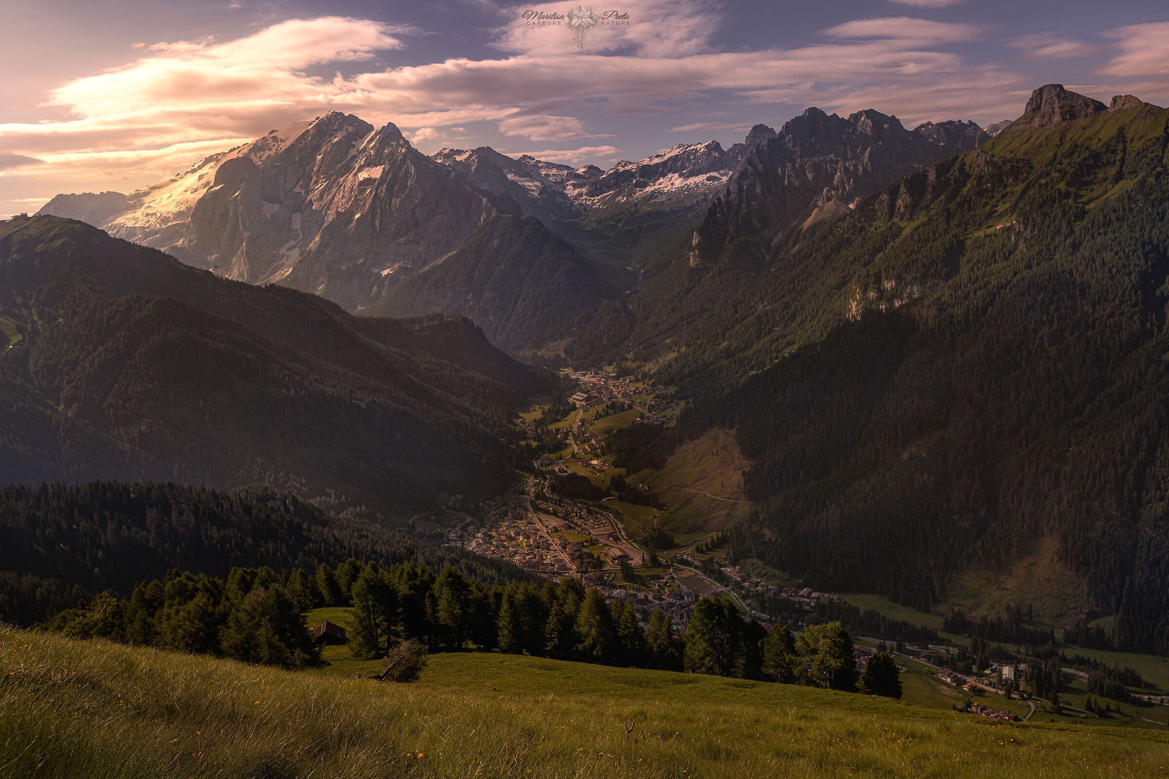 Marmolada and Canazei