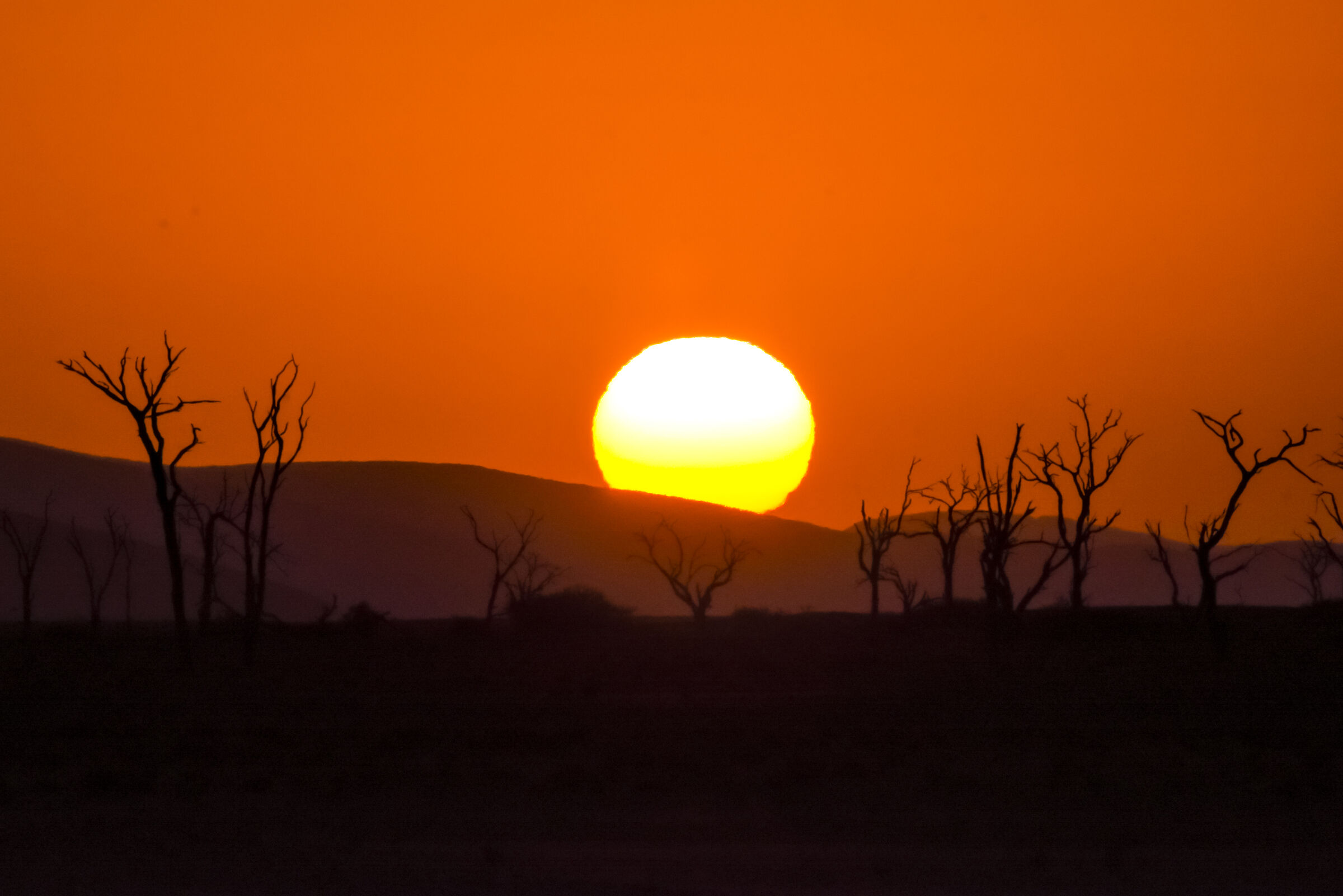 Sunrise in Sossusvlei