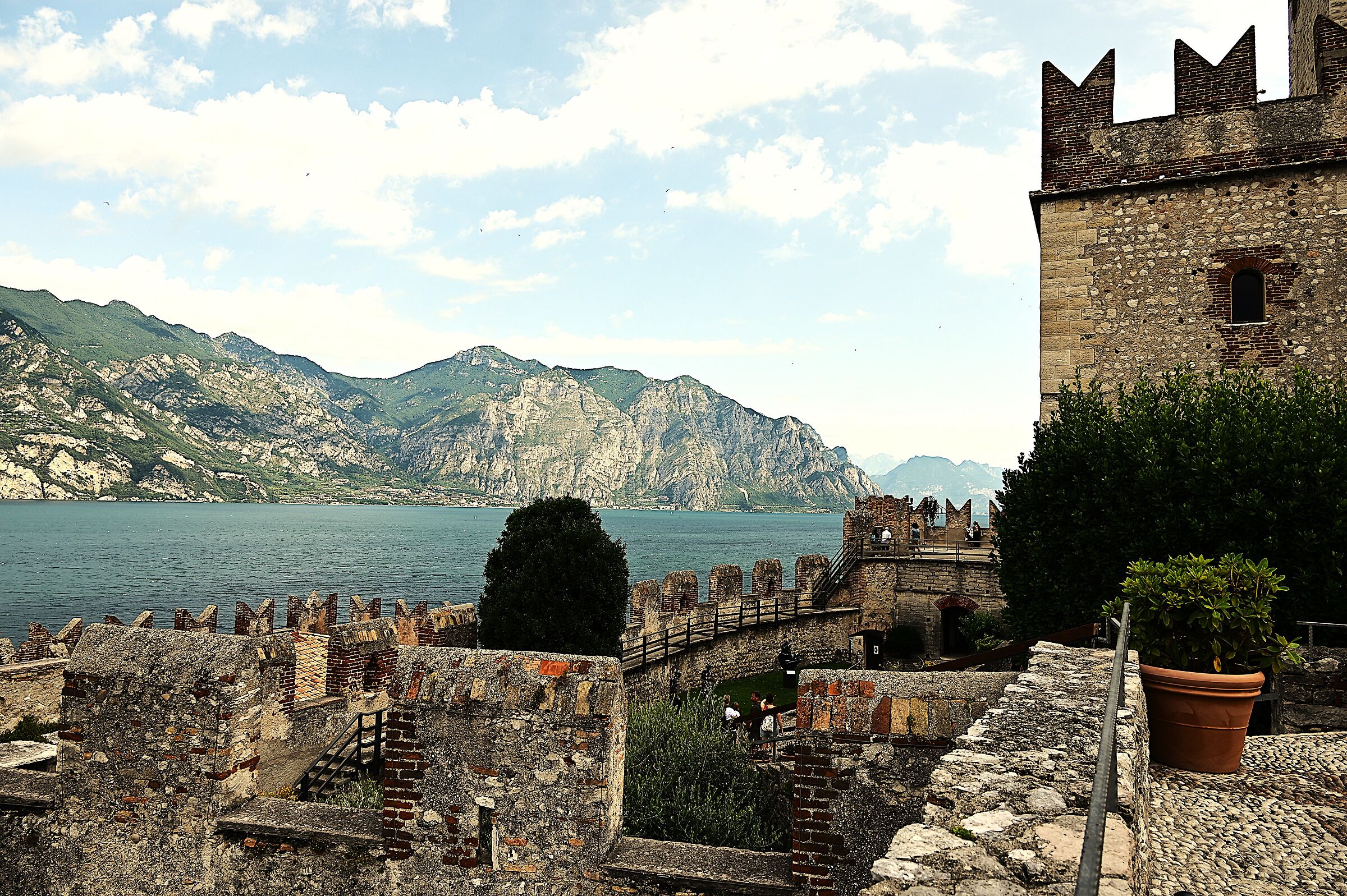 Interior of the Castle of Malcesine.