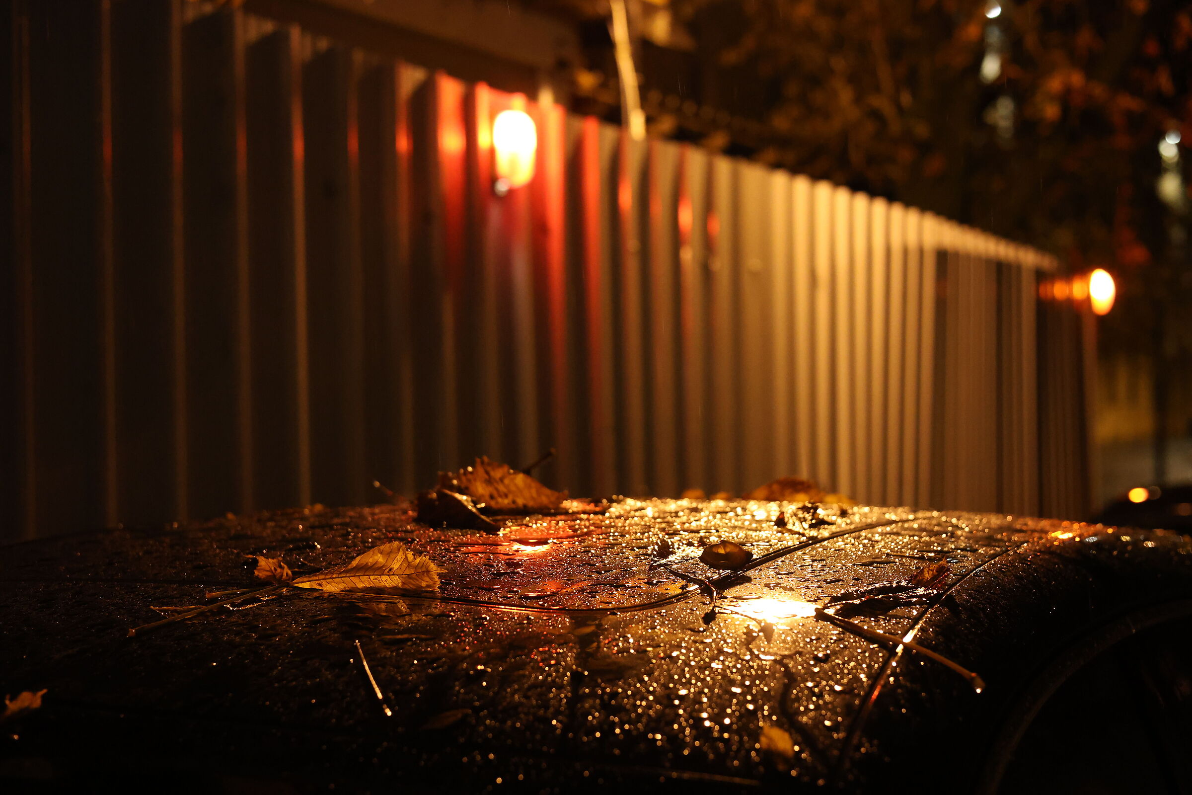 Trento notte piovosa