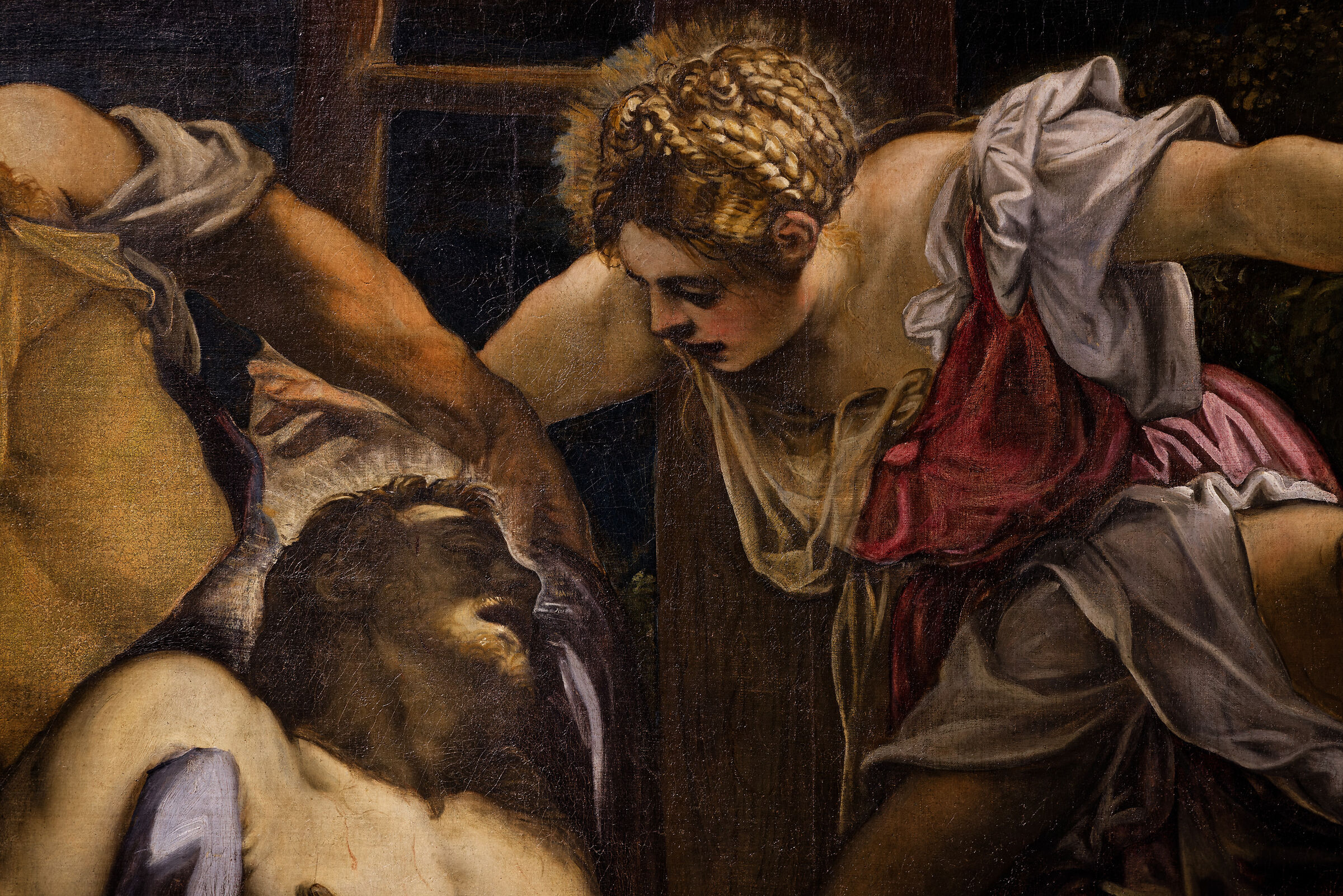Tintoretto - deposizione (particolare)