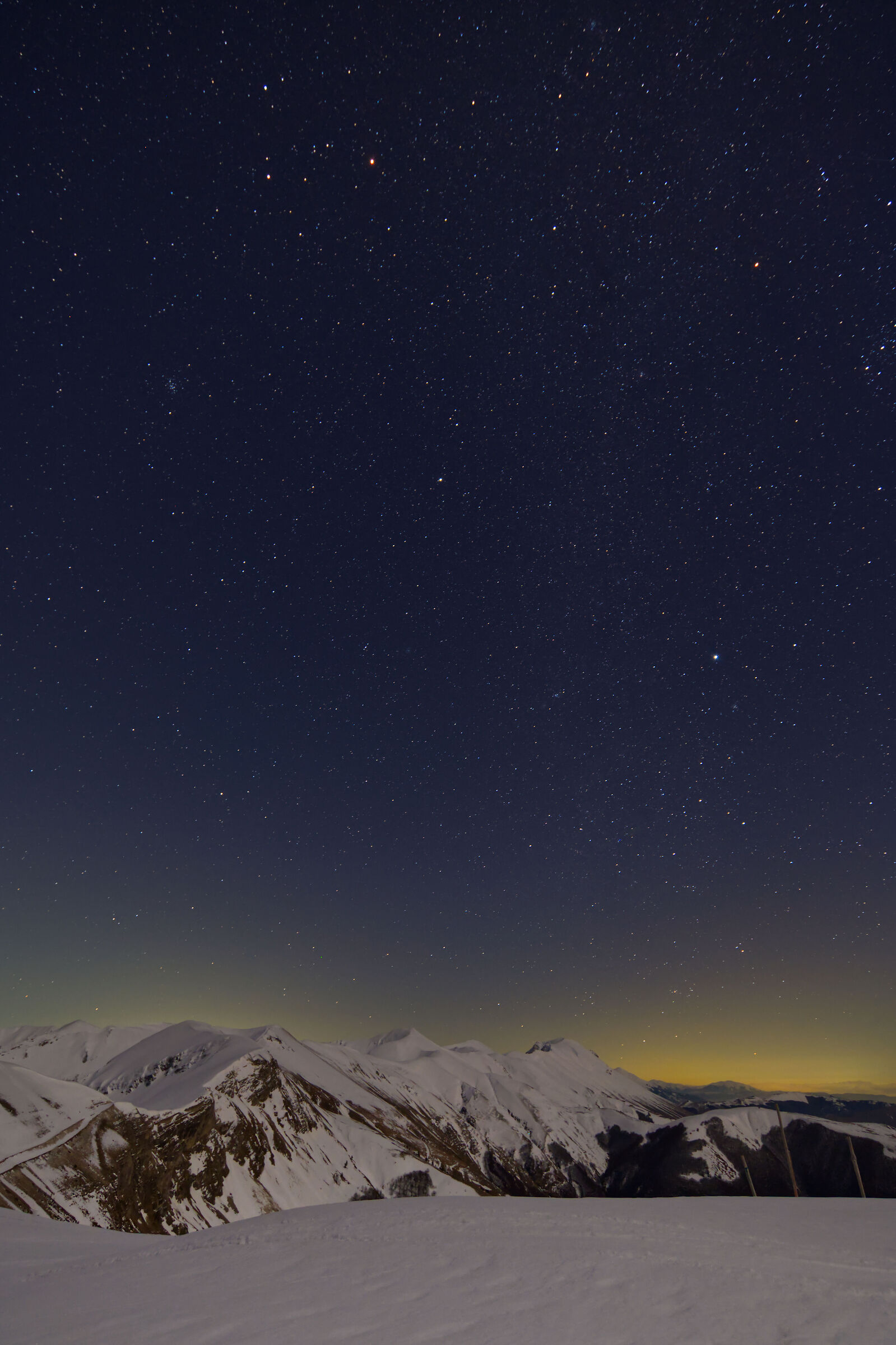 Under the sky, the Sibillini
