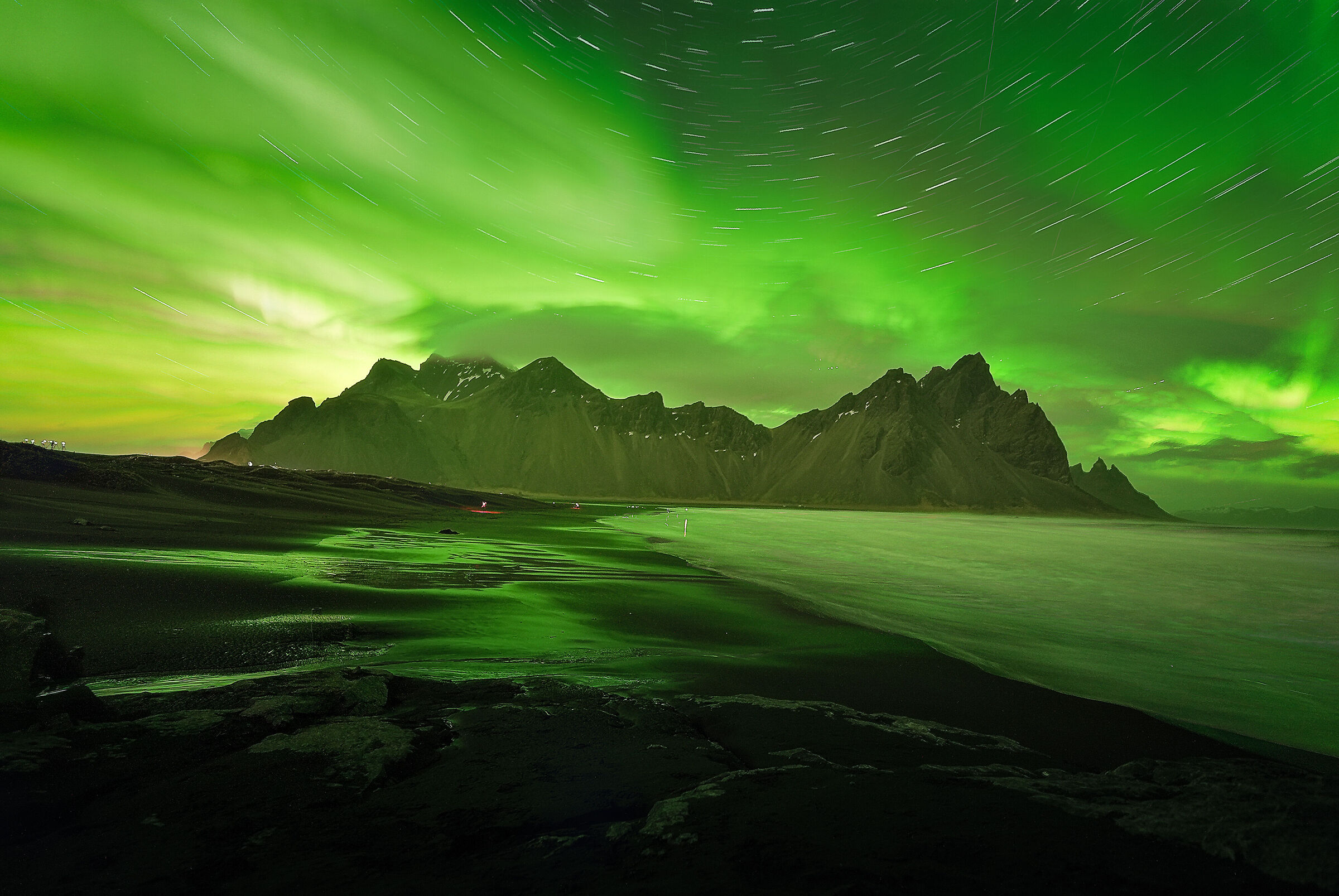 Startrail Stokksnes